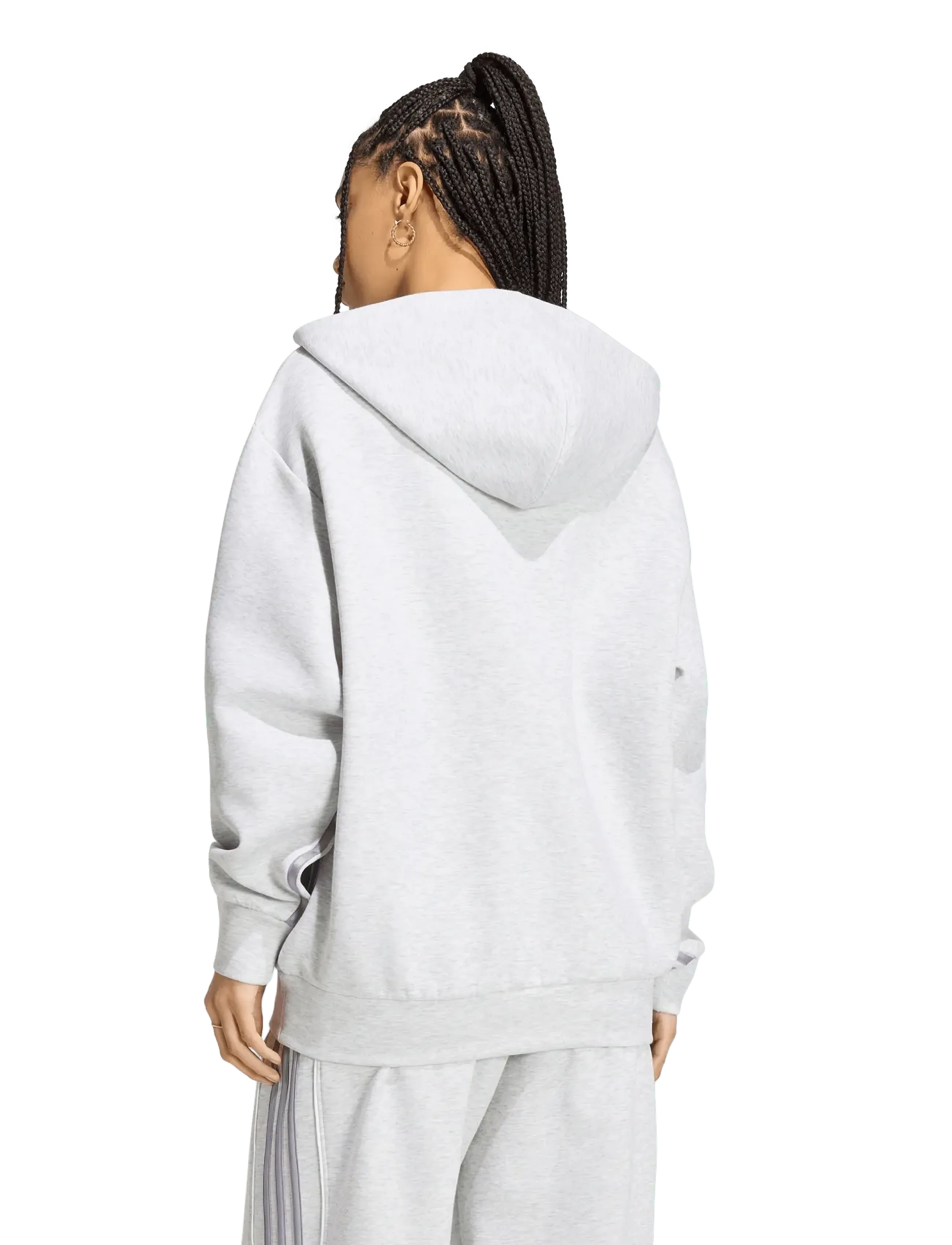 adidas Originals - SPACER HOODIE - lgreyh/refsil/lgsogr/ - 5