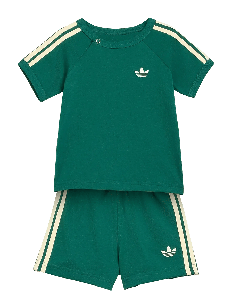 adidas Originals - 3 STRIPE STS - 2-piece sets - cgreen - 0