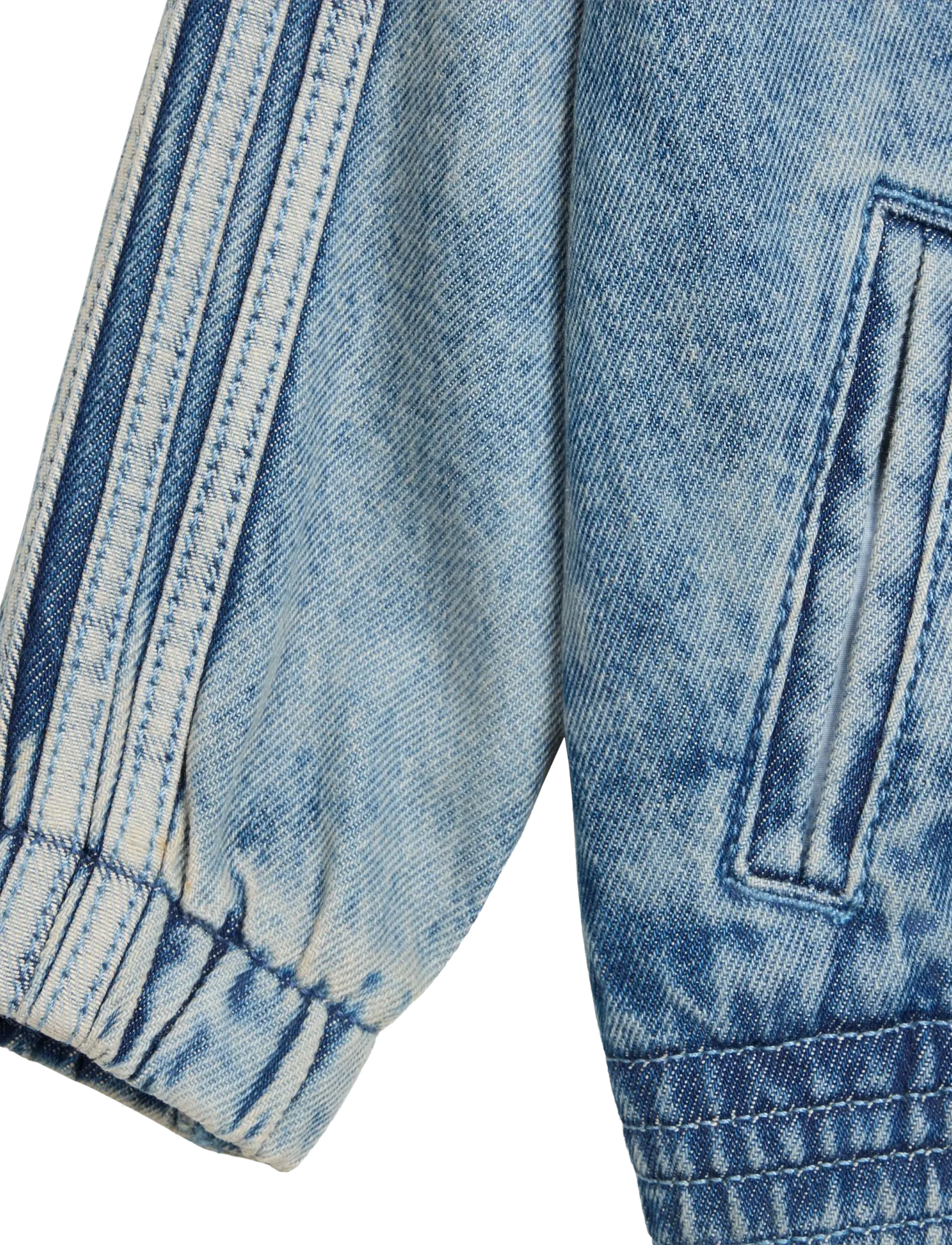 adidas Originals - FIREBIRD DEN TT - denimjakker - worblu - 2