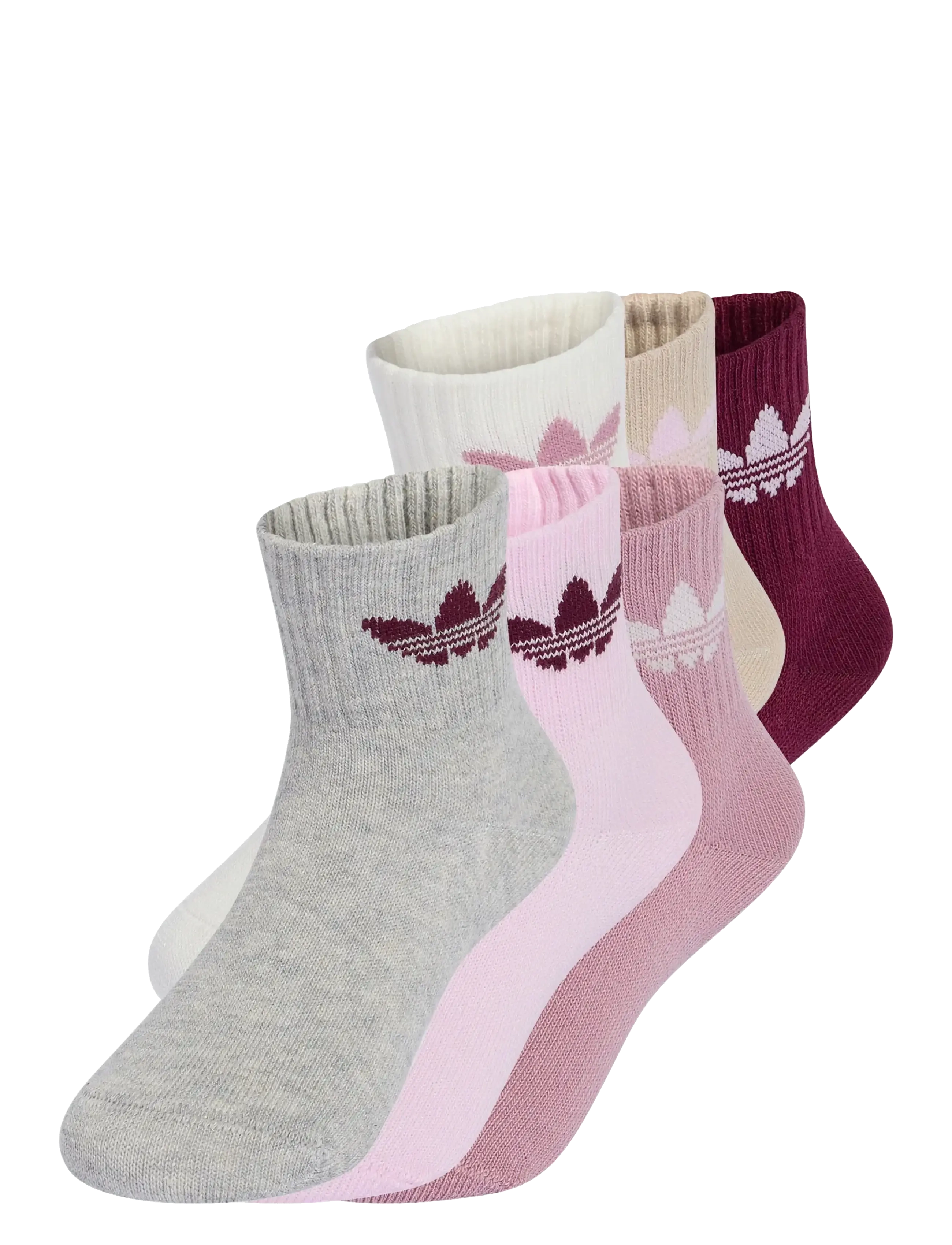 adidas Originals Kids Sock 6Pp, 25-27, Socken & Strumpfhosen, Mehrfarbig/gemustert - Baby Socks, Kinder