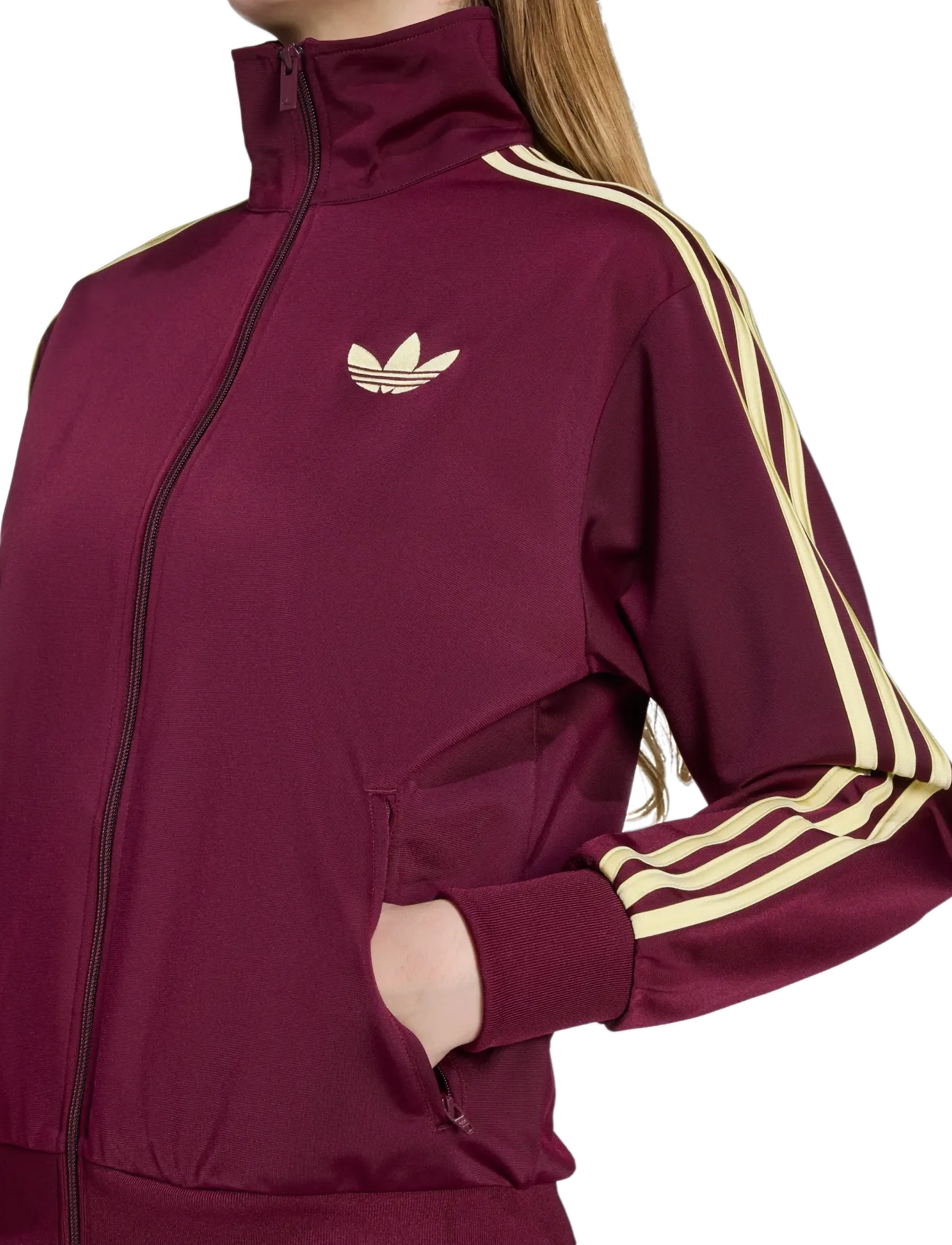 adidas Originals - FB TT LOOSE - laisvalaikio striukės - maroon/almyel - 4