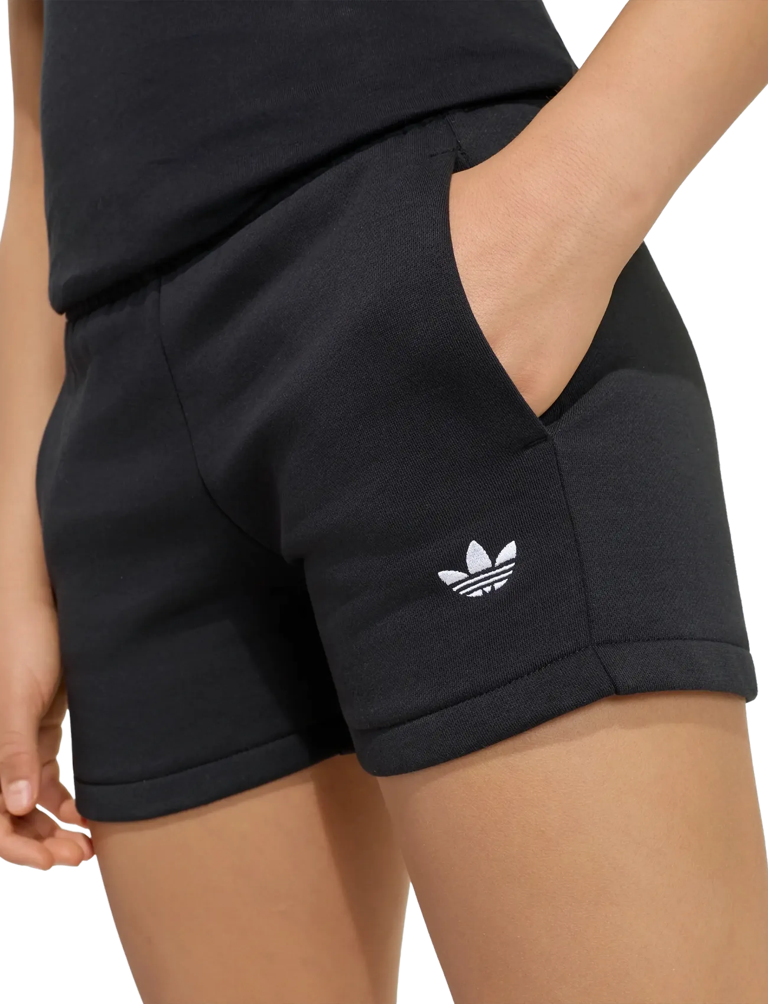 adidas Originals - LOOSE HW SHORTS - mjukisshorts - black - 4