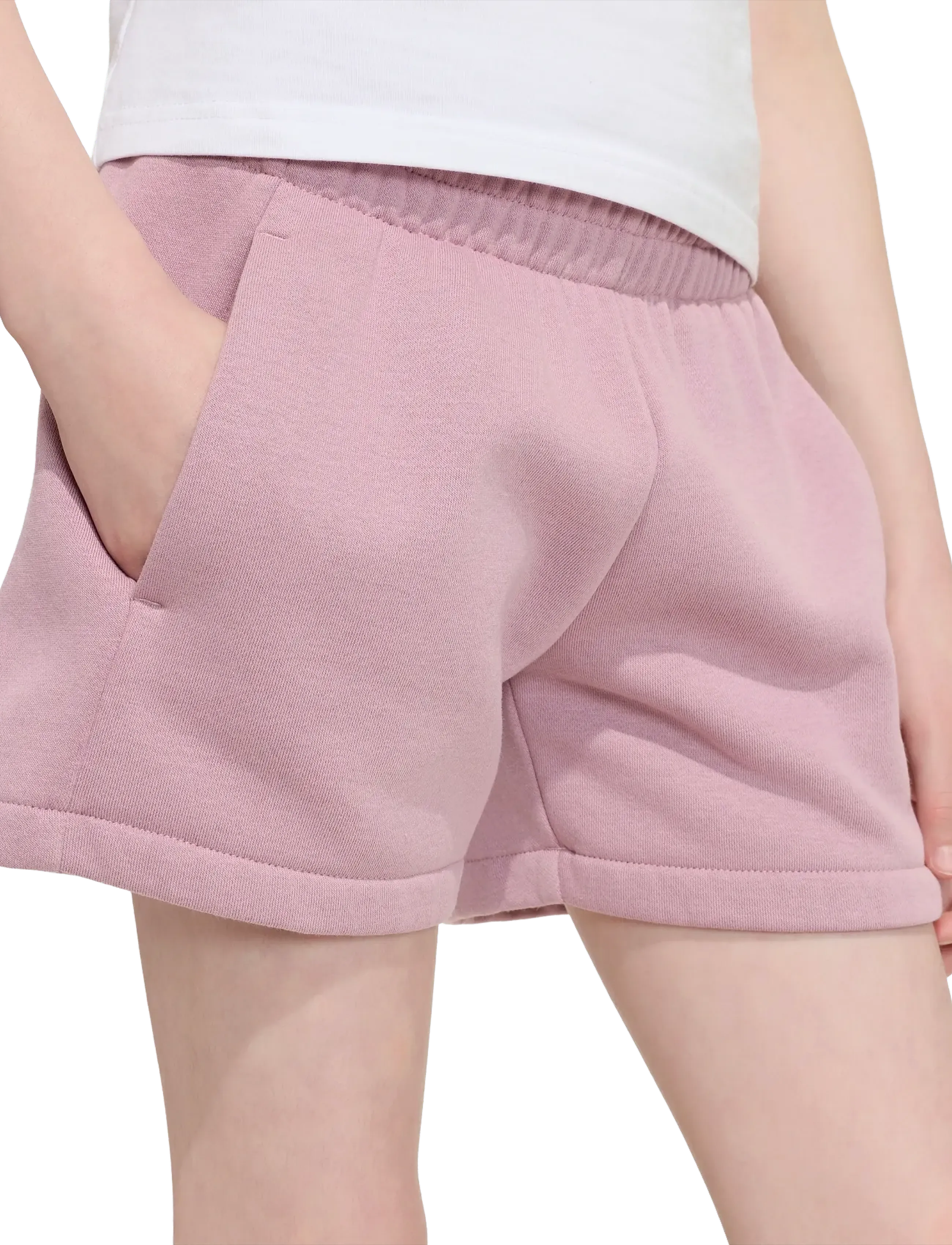 adidas Originals - LOOSE HW SHORTS - magmau - 3
