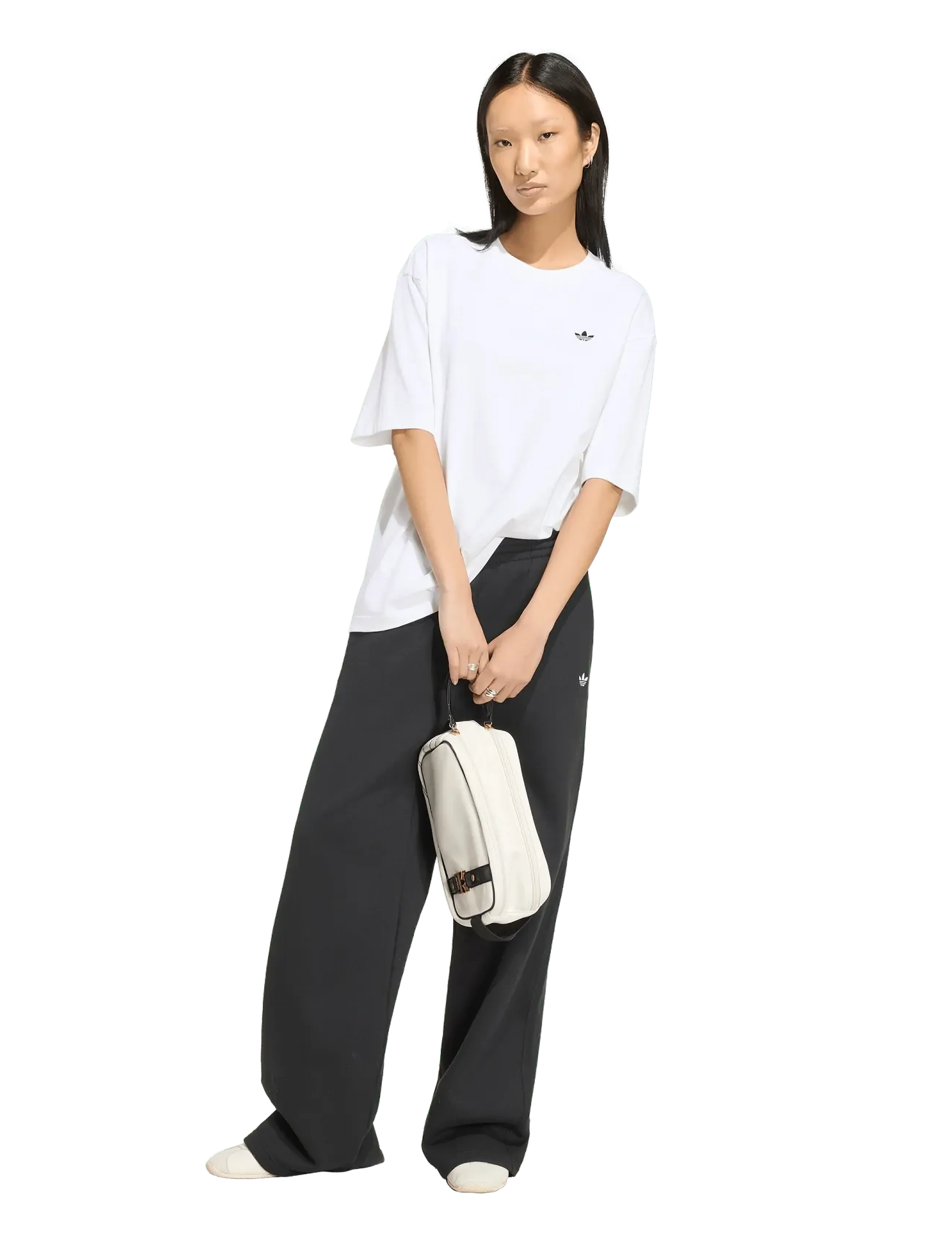 adidas Originals Ess Tee Os, XXL, Weiß, Frauen
