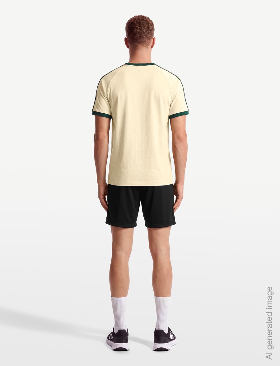 adidas Originals - 3S TEE - tops & t-shirts - warvan/cgreen - 4