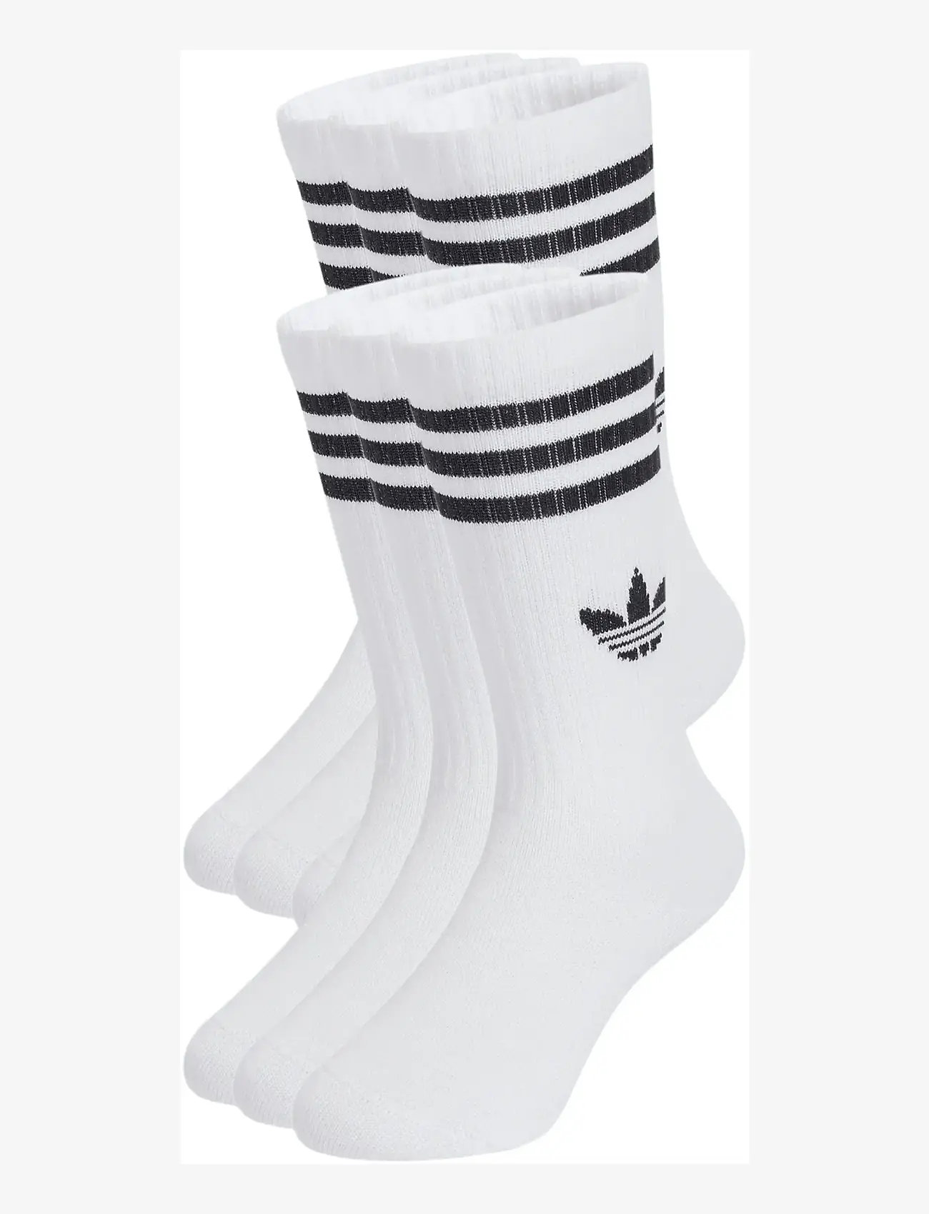 adidas Originals - 3S CREW S 6P K - white/black - 0