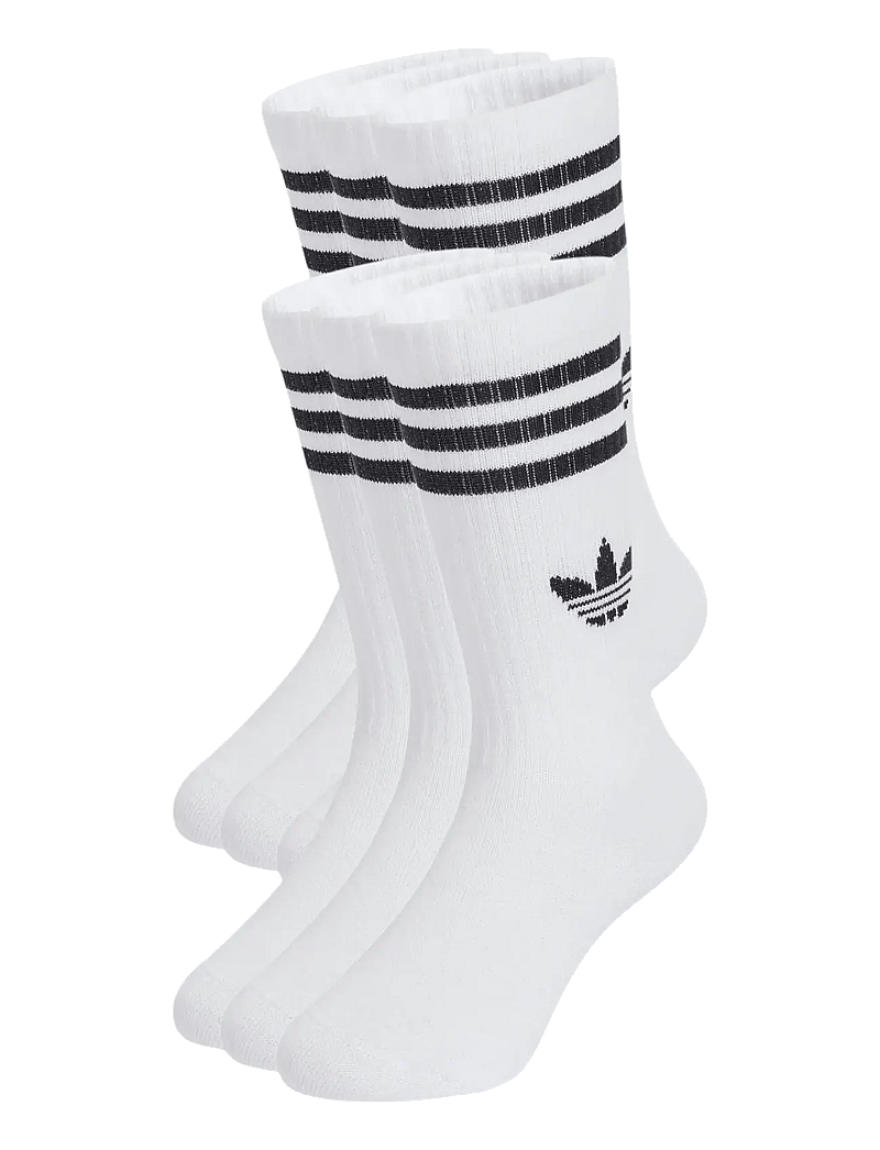 adidas Originals - 3S CREW S 6P K - white/black - 0