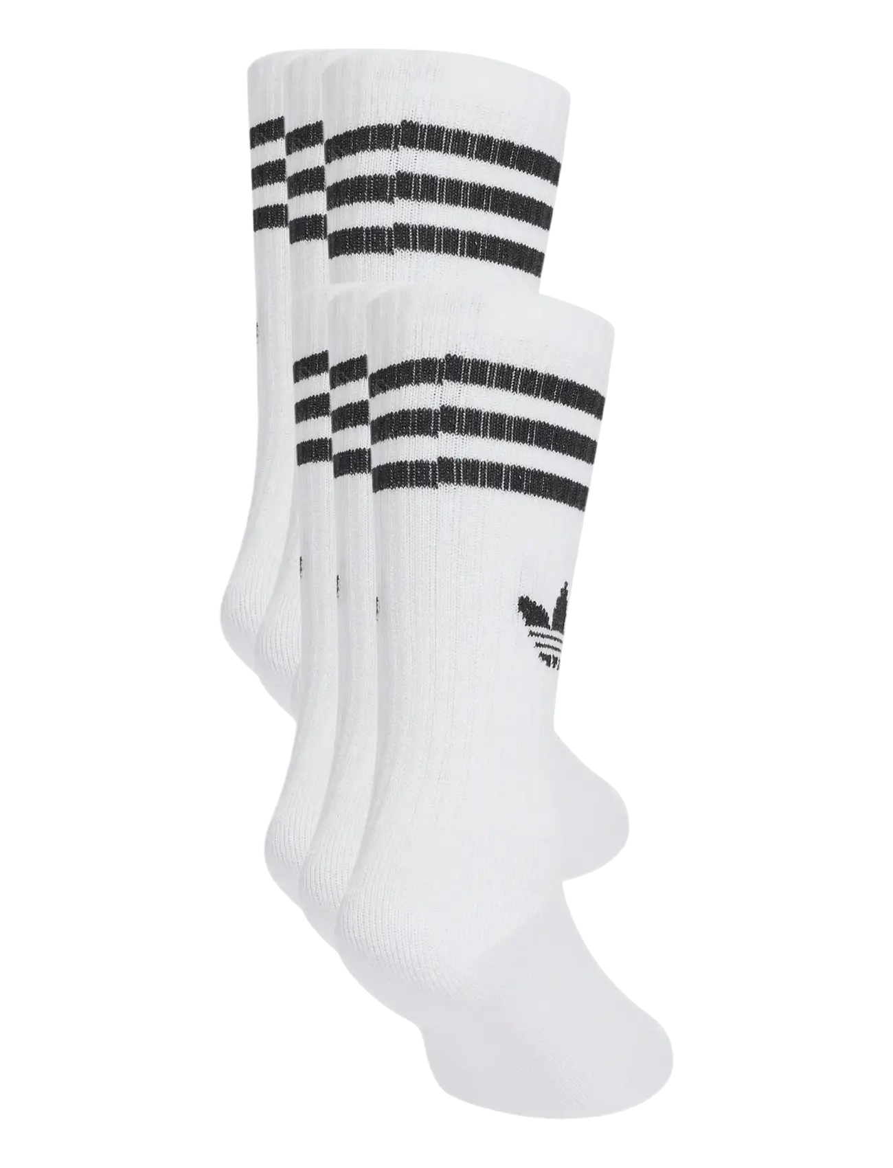 adidas Originals - 3S CREW S 6P K - kojinės - white/black - 1