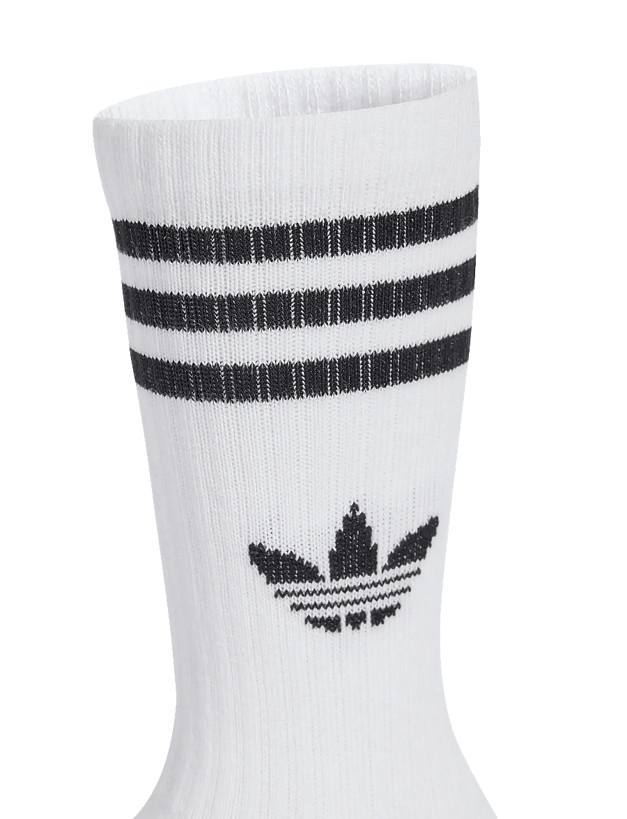 adidas Originals - 3S CREW S 6P K - kojinės - white/black - 2