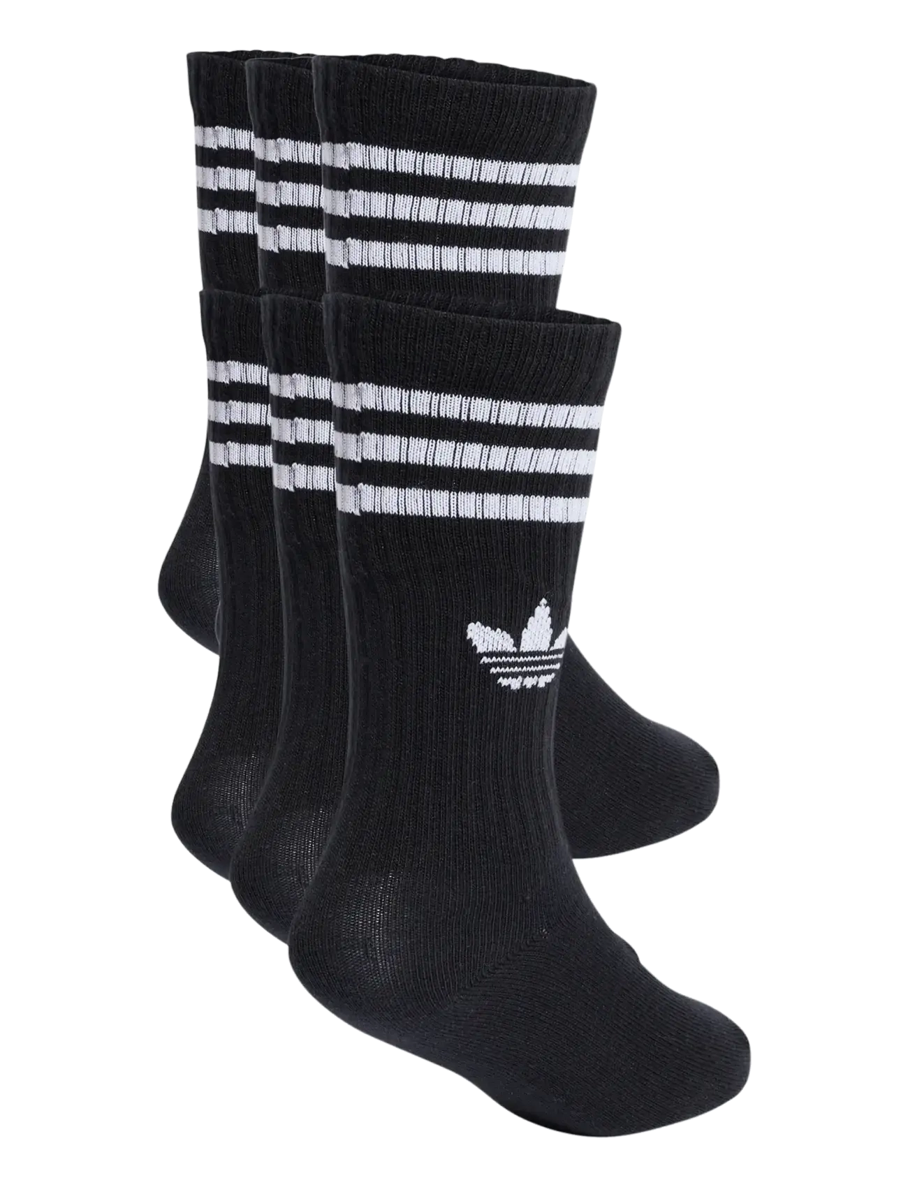 adidas Originals - 3S CREW S 6P K - strømper - black/white - 1