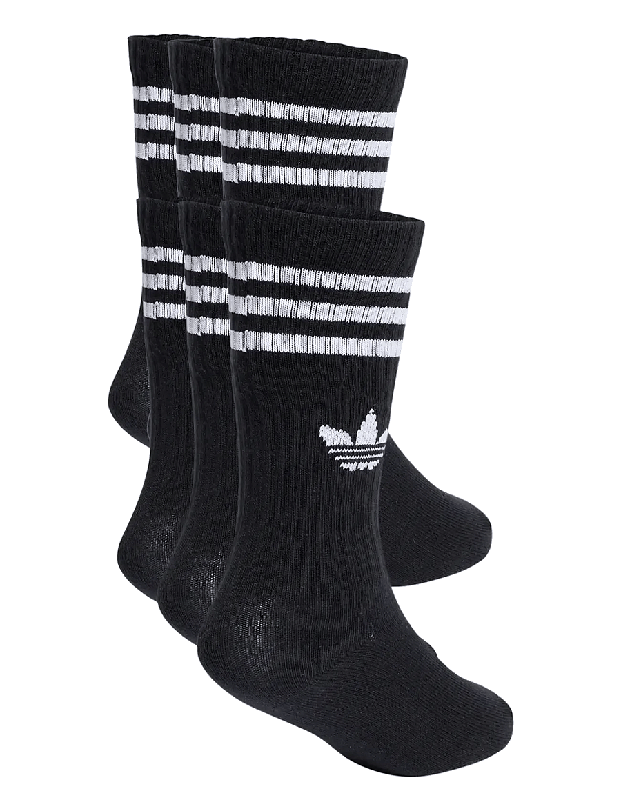 adidas Originals - 3S CREW S 6P K - strømper - black/white - 1
