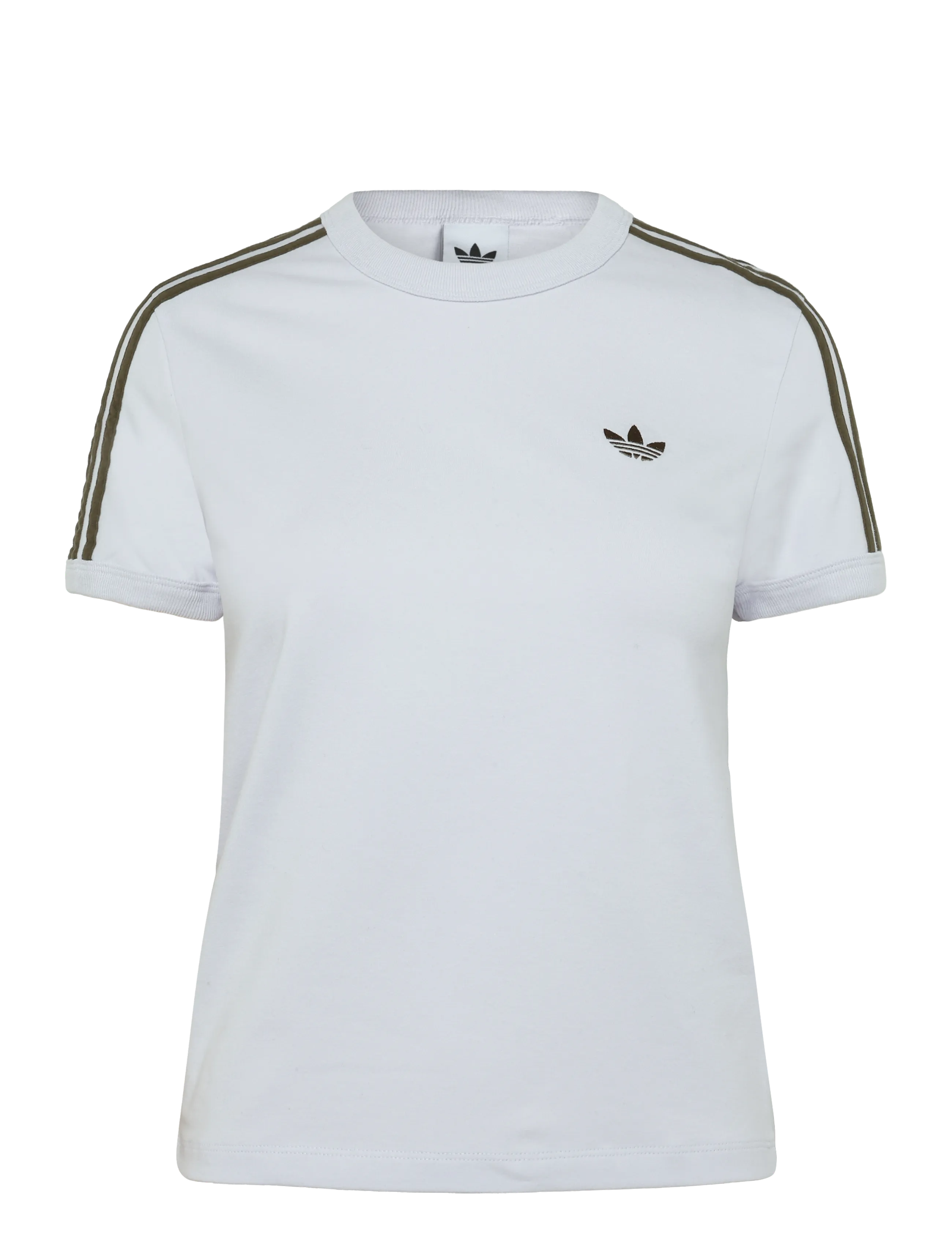 adidas Originals 3S TEE SLIM - adidas - FROPUR/OLISTR / white