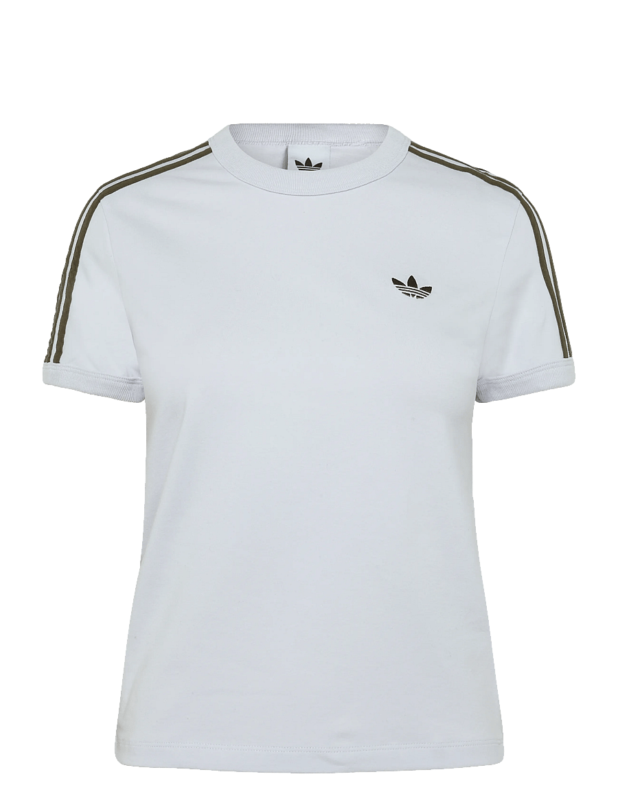 adidas Originals - 3S TEE SLIM - t-shirts - fropur/olistr - 0