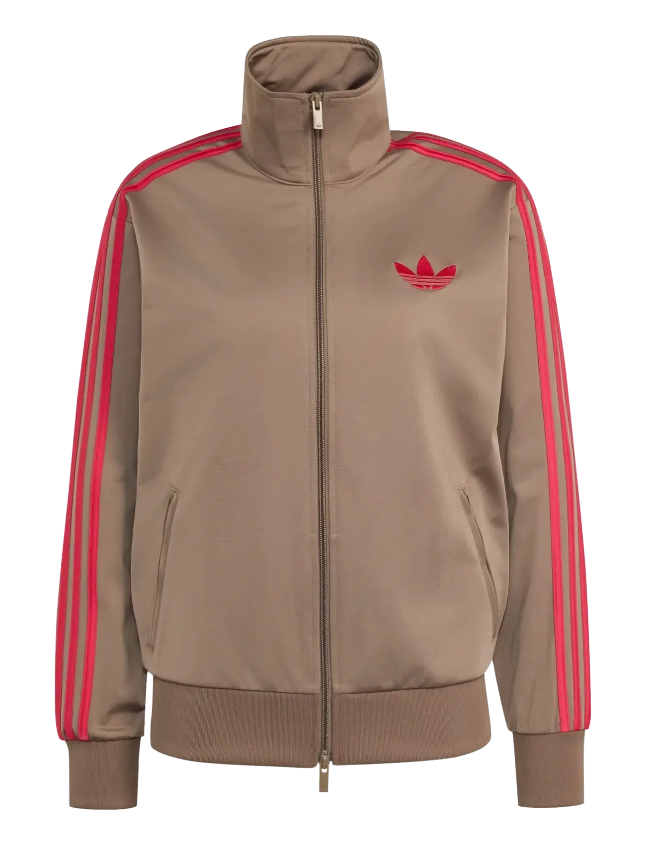 adidas Originals Firebird TT LOOSE - Kleidung - KHASIX/POWPNK / brown