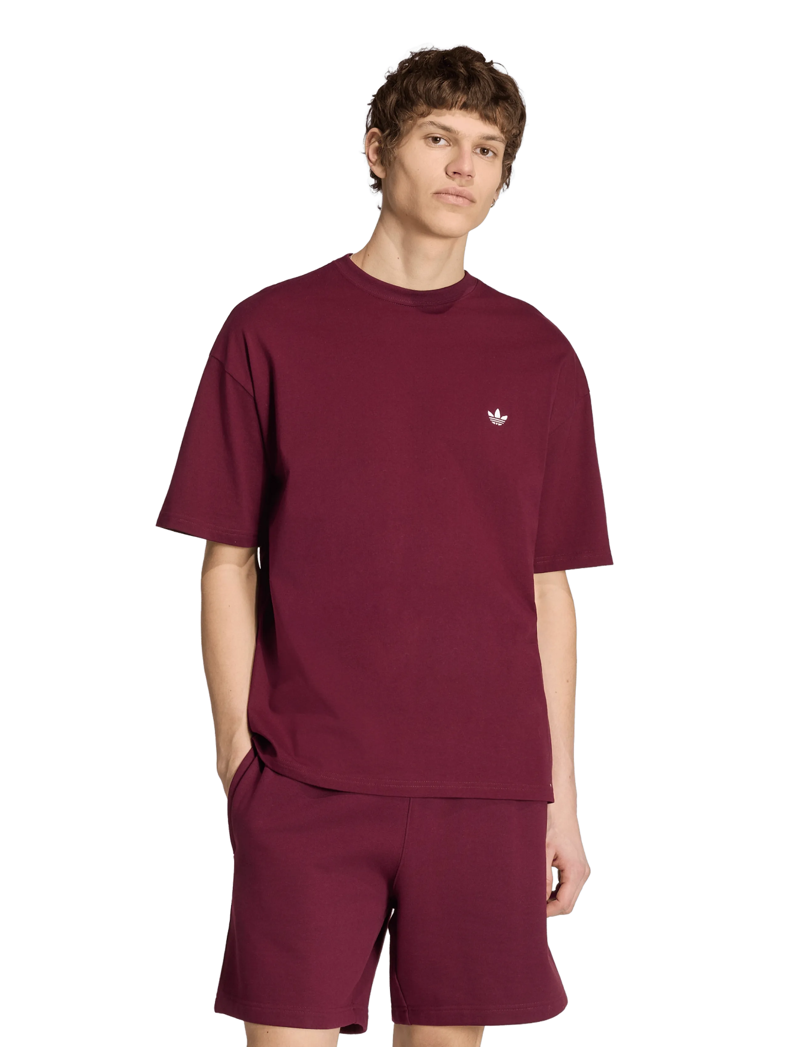 adidas Originals - ESS TEE - tops & t-shirts - maroon - 2