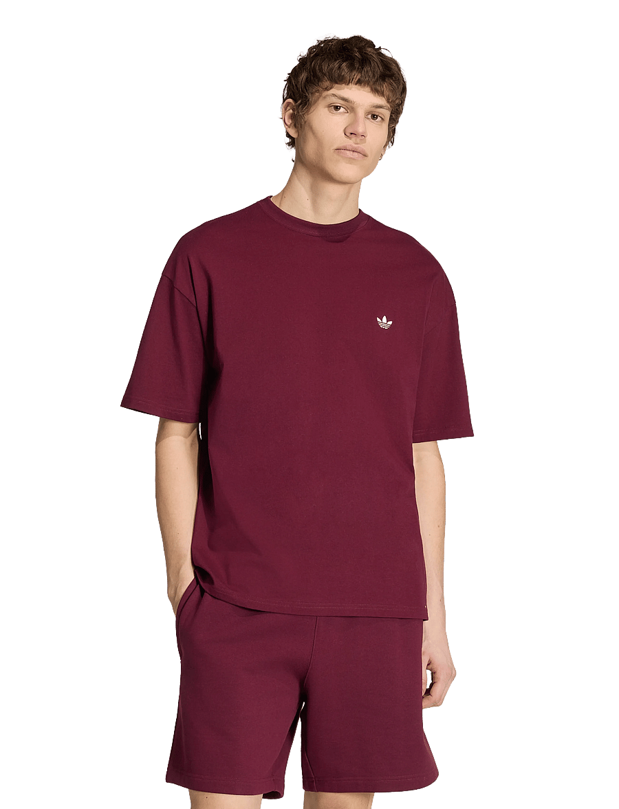 adidas Originals - ESS TEE - oberteile & t-shirts - maroon - 2