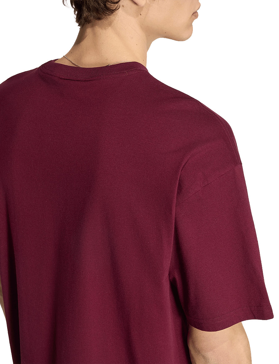 adidas Originals - ESS TEE - oberteile & t-shirts - maroon - 4