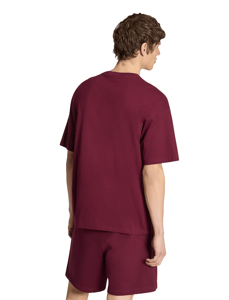 adidas Originals - ESS TEE - oberteile & t-shirts - maroon - 5