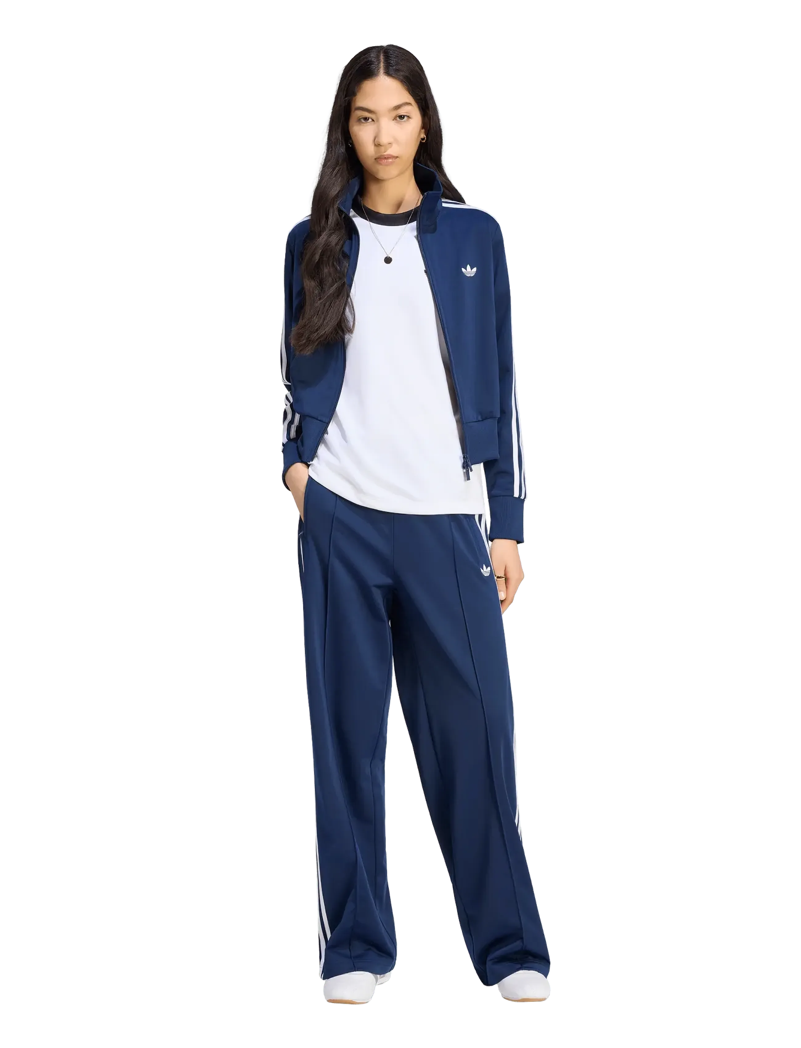 adidas Originals - Firebird LOOSE TP - vabaajapüksid - nindig/white - 0
