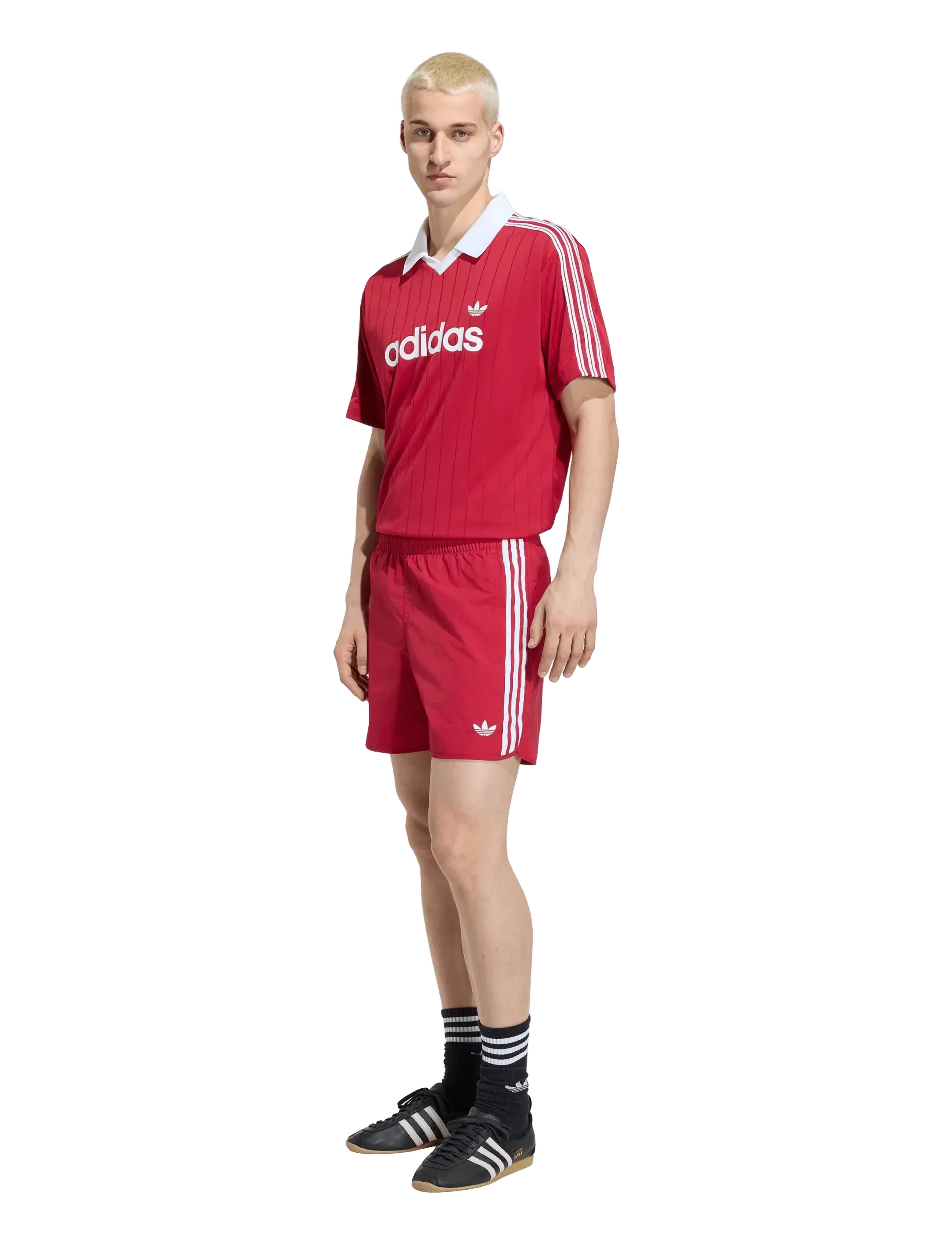 adidas Originals - SPRINTER SHO - afslappede shorts - tmvire/white - 0