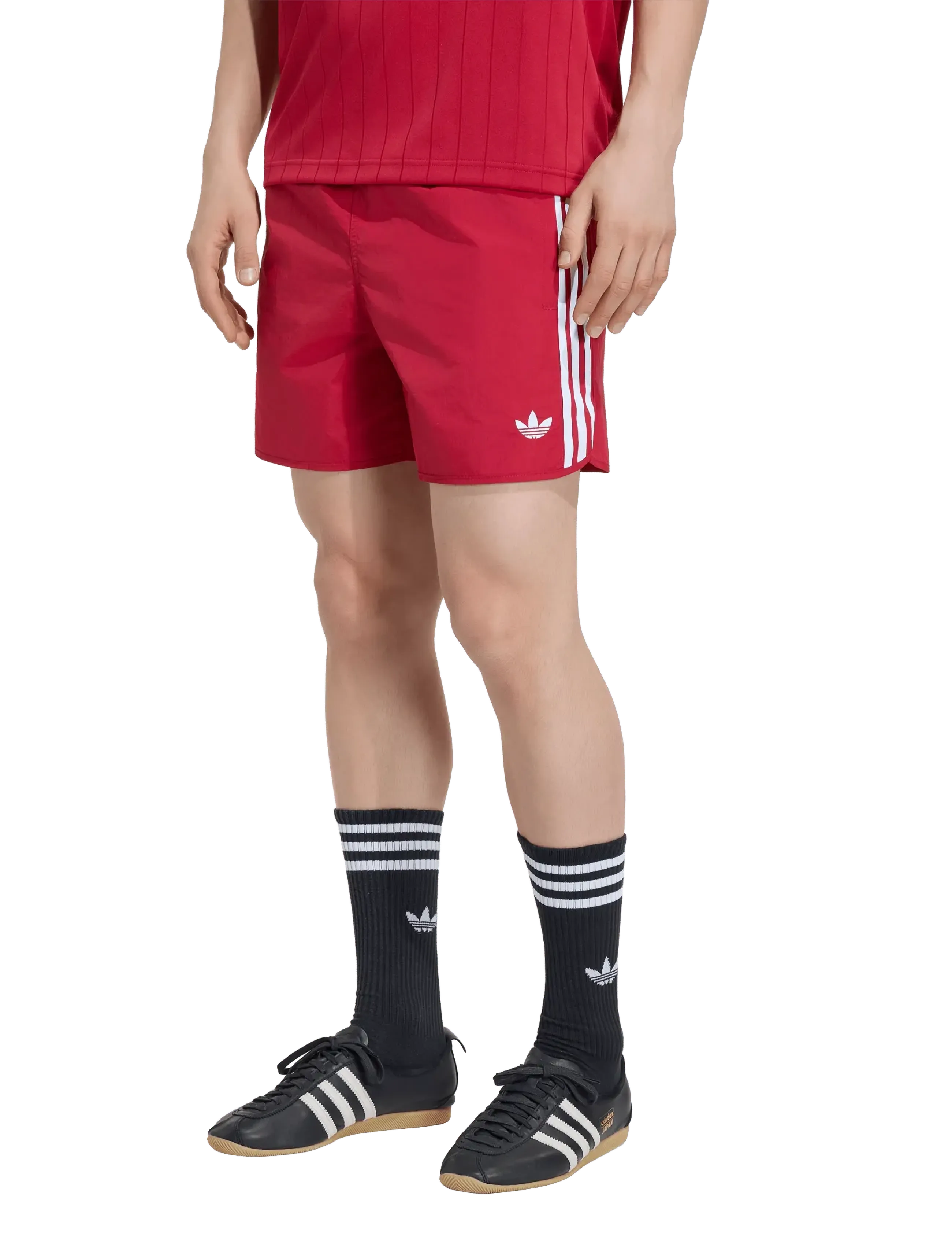 adidas Originals - SPRINTER SHO - afslappede shorts - tmvire/white - 2