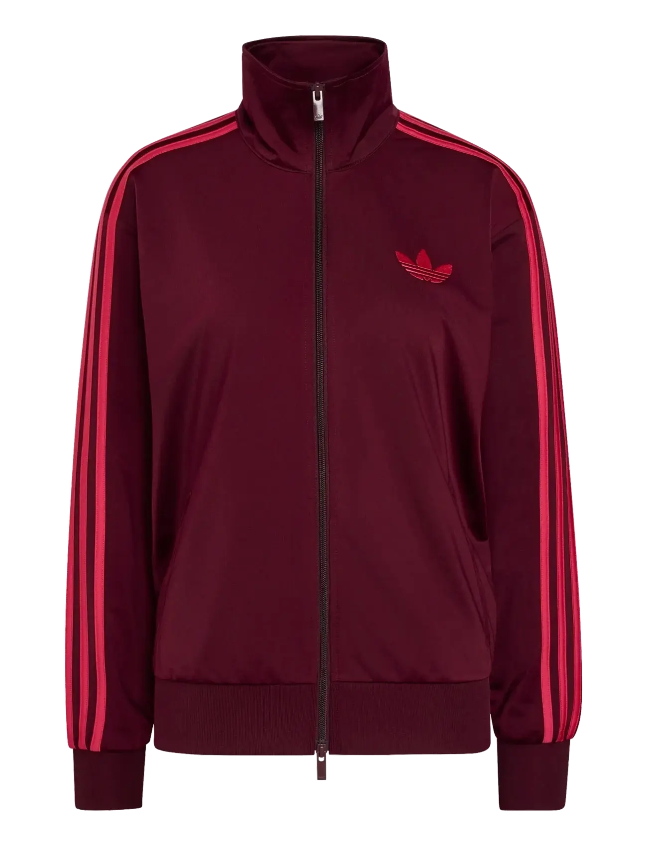 adidas Originals Firebird TT LOOSE - Kleidung - MAROON/POWPNK / burgundy