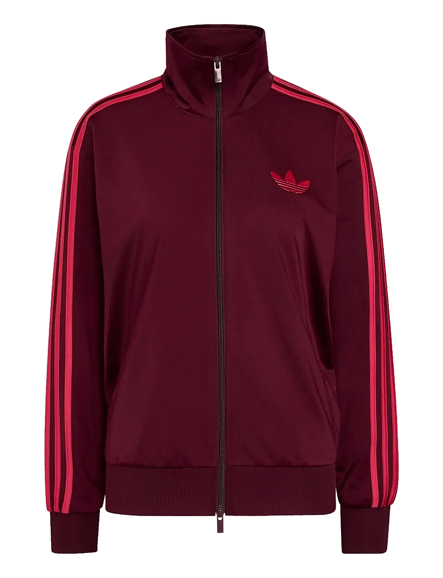 adidas Originals - Firebird TT LOOSE - freizeitjacken - maroon/powpnk - 1