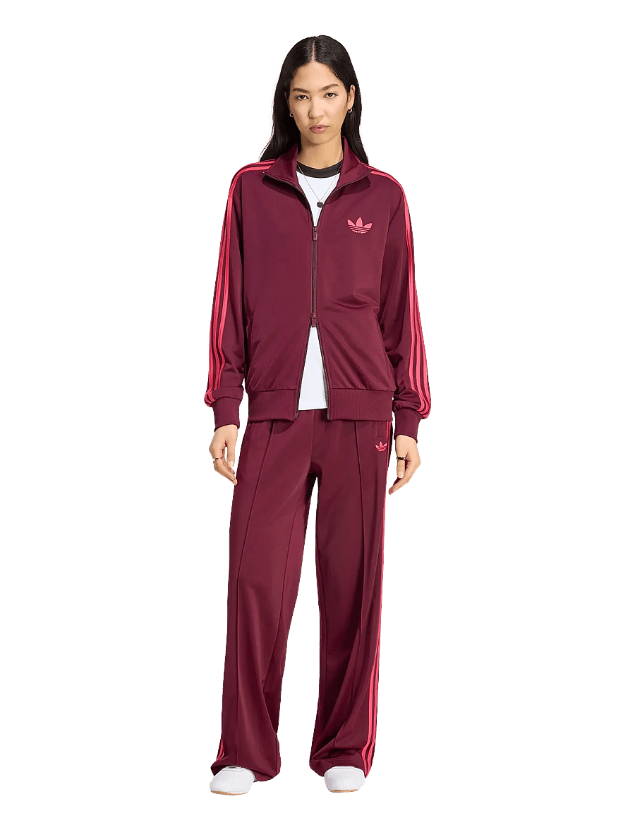 adidas Originals - Firebird TT LOOSE - freizeitjacken - maroon/powpnk - 0