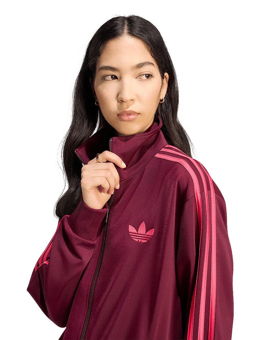 adidas Originals - Firebird TT LOOSE - freizeitjacken - maroon/powpnk - 3