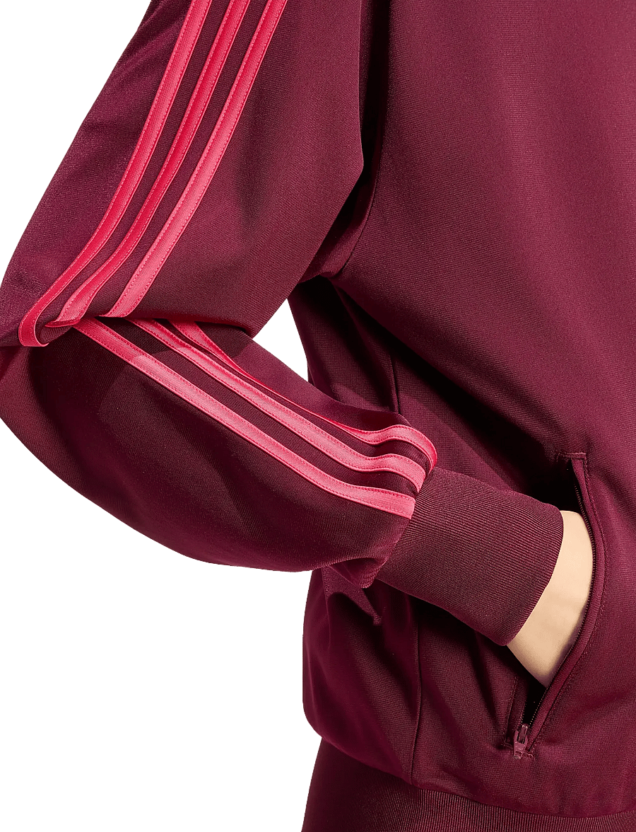 adidas Originals - Firebird TT LOOSE - freizeitjacken - maroon/powpnk - 4