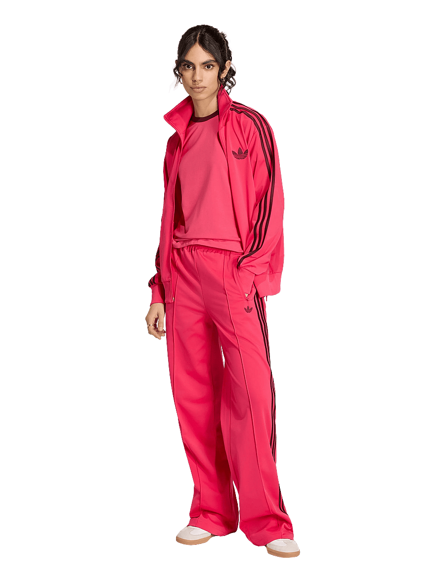 adidas Originals - Firebird LOOSE TP - vabaajapüksid - powpnk/maroon - 0