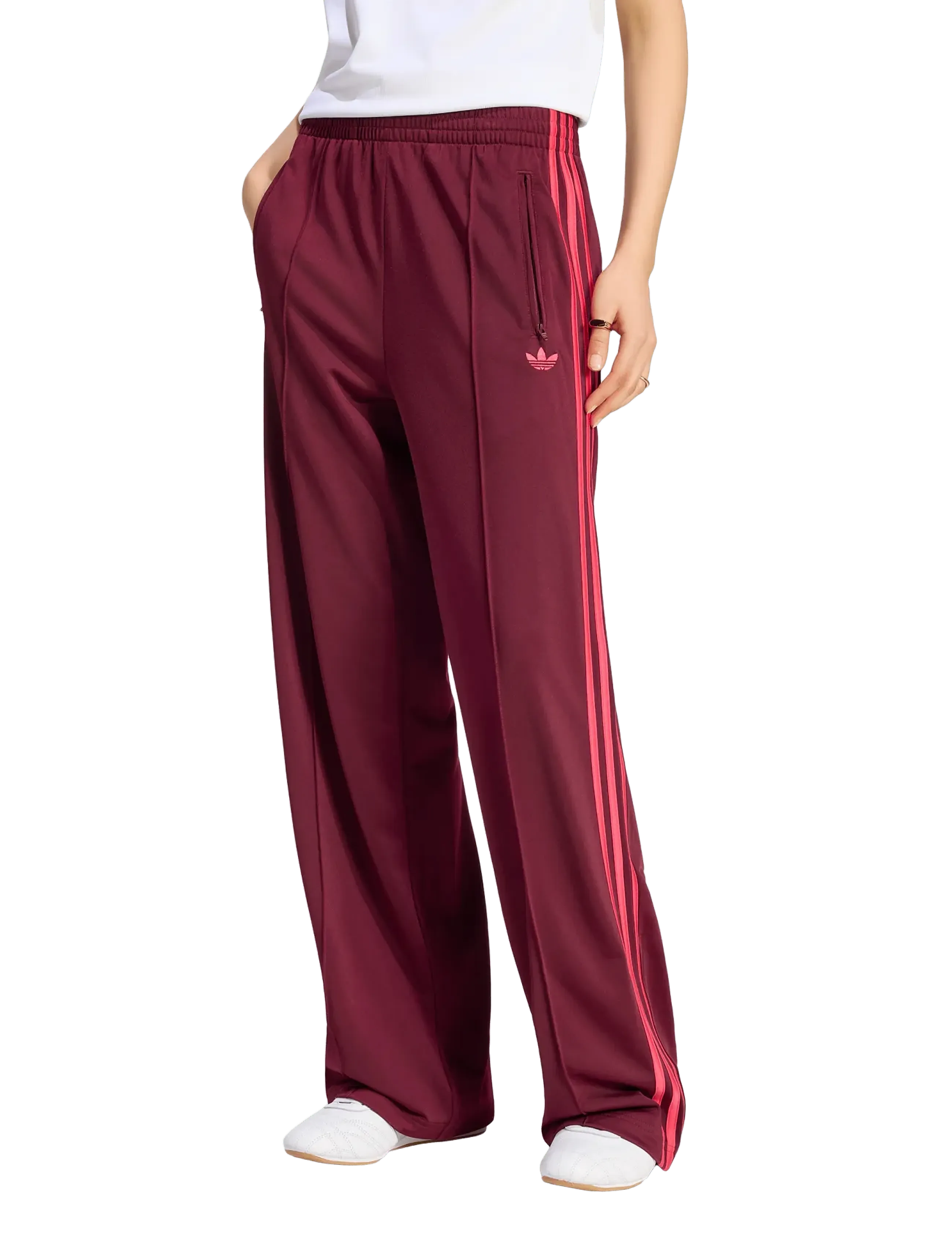 adidas Originals - Firebird LOOSE TP - casual - maroon/powpnk - 3