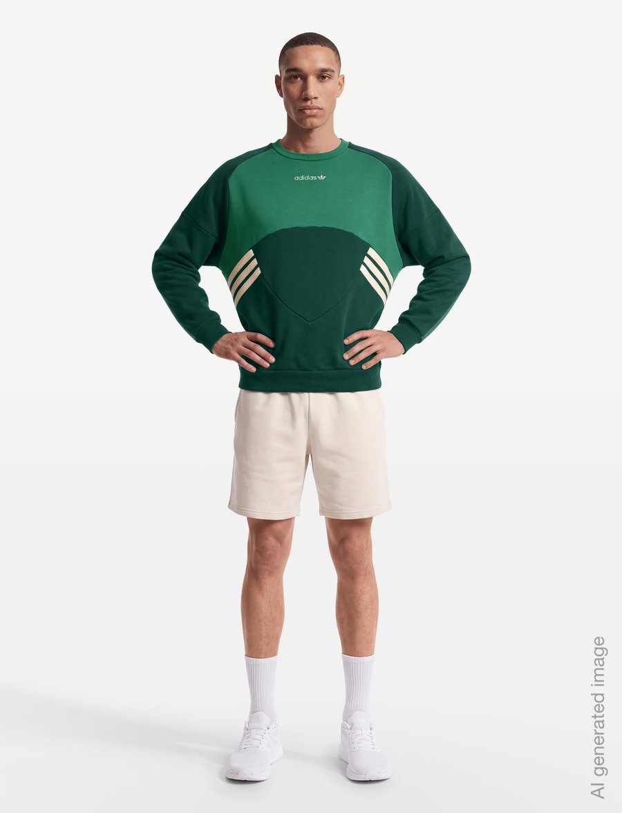 adidas Originals - MUC CRW - overdele - cgreen - 0