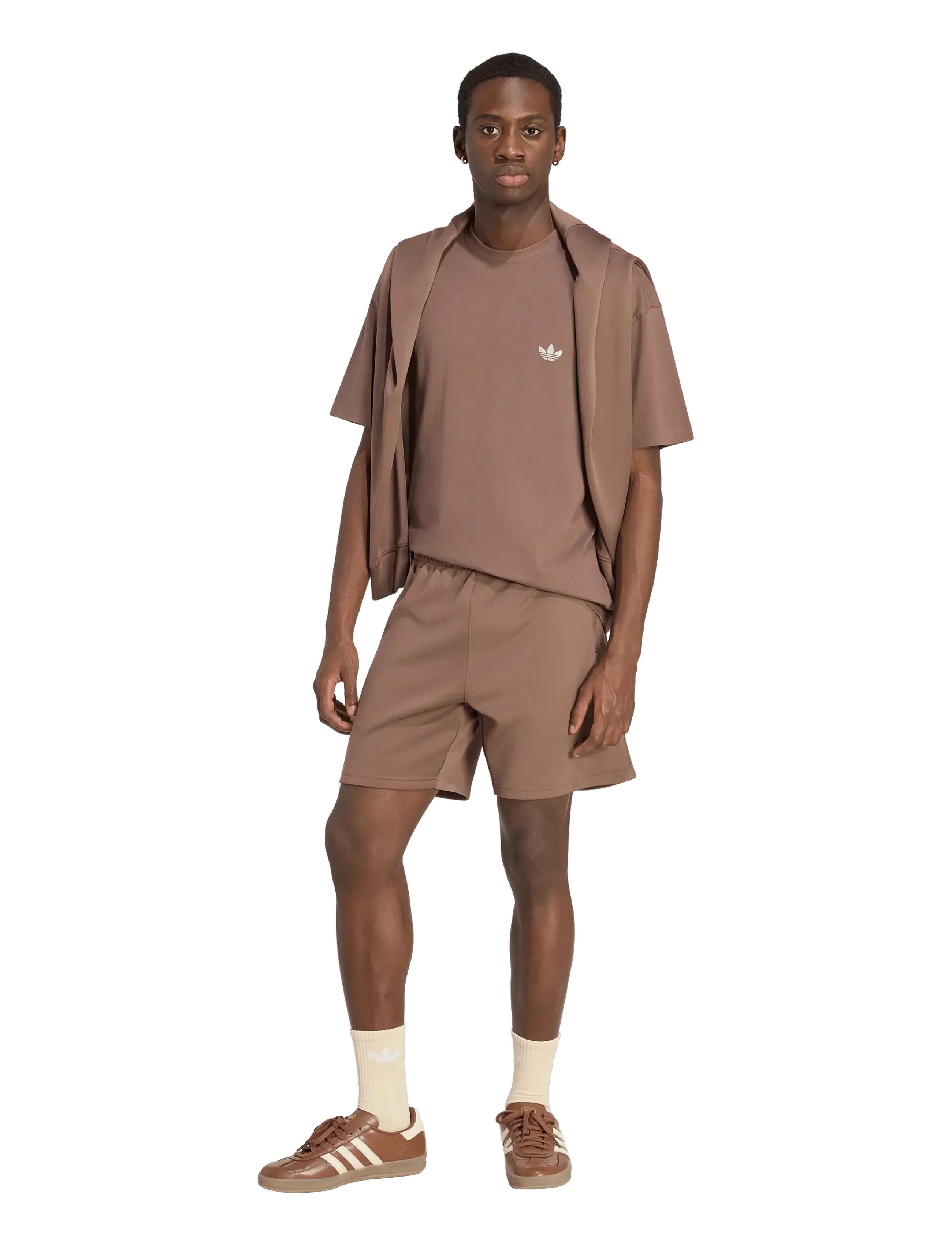 adidas Originals ESS TEE - T-Shirts - EARSTR / brown