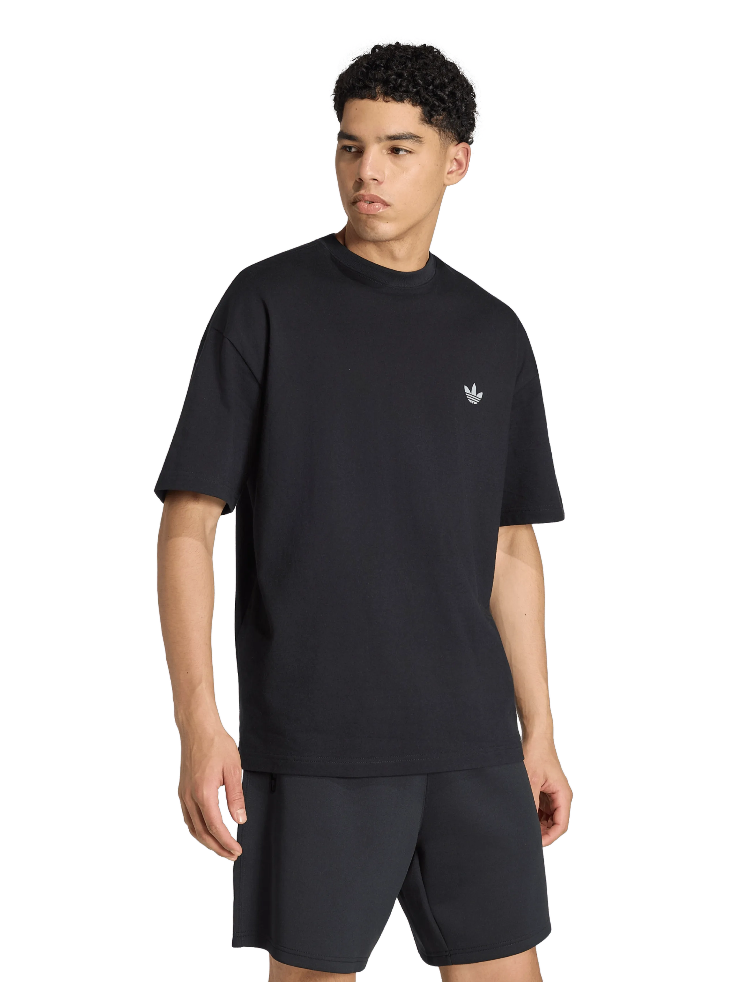 adidas Originals - ESS TEE - oberteile & t-shirts - black - 2