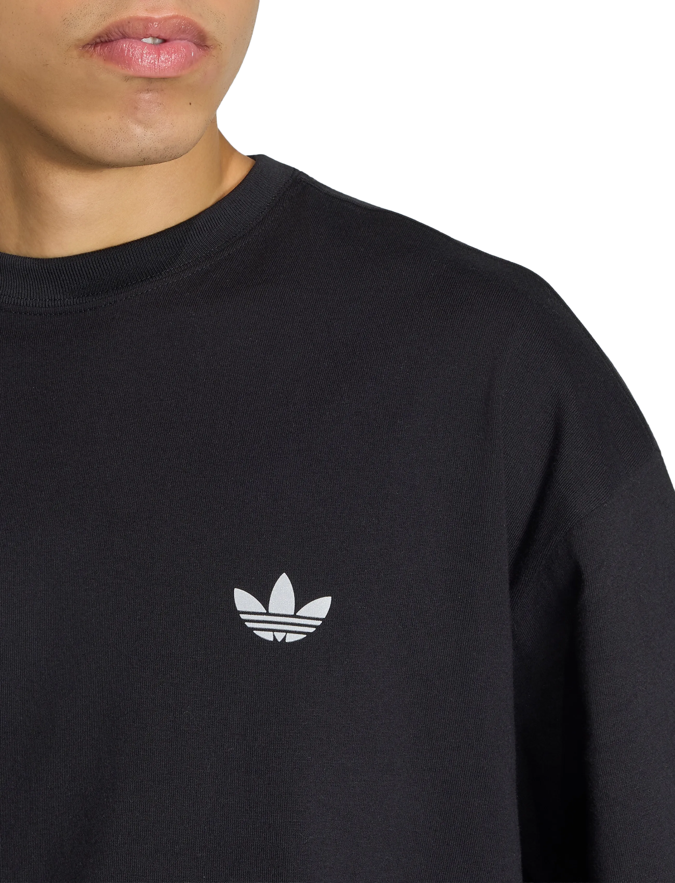 adidas Originals - ESS TEE - oberteile & t-shirts - black - 3