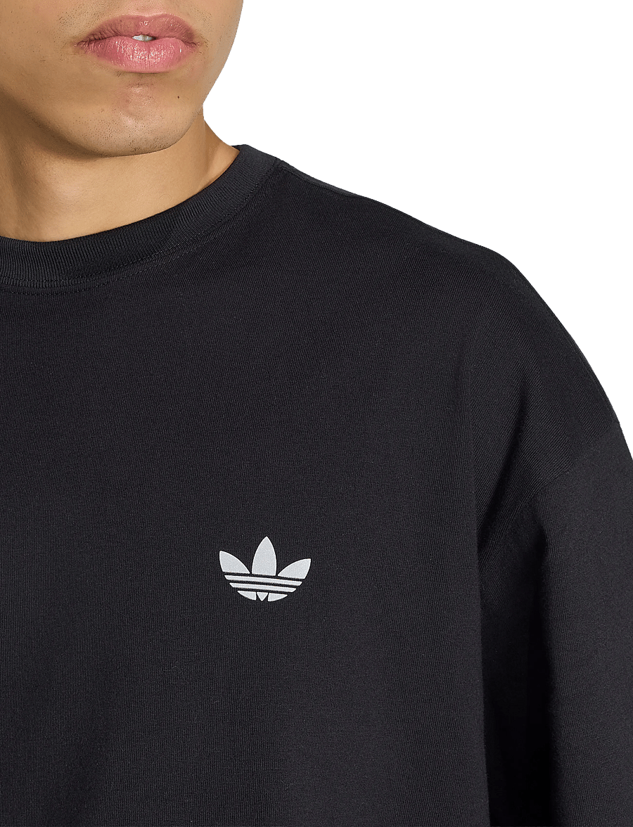 adidas Originals - ESS TEE - oberteile & t-shirts - black - 3