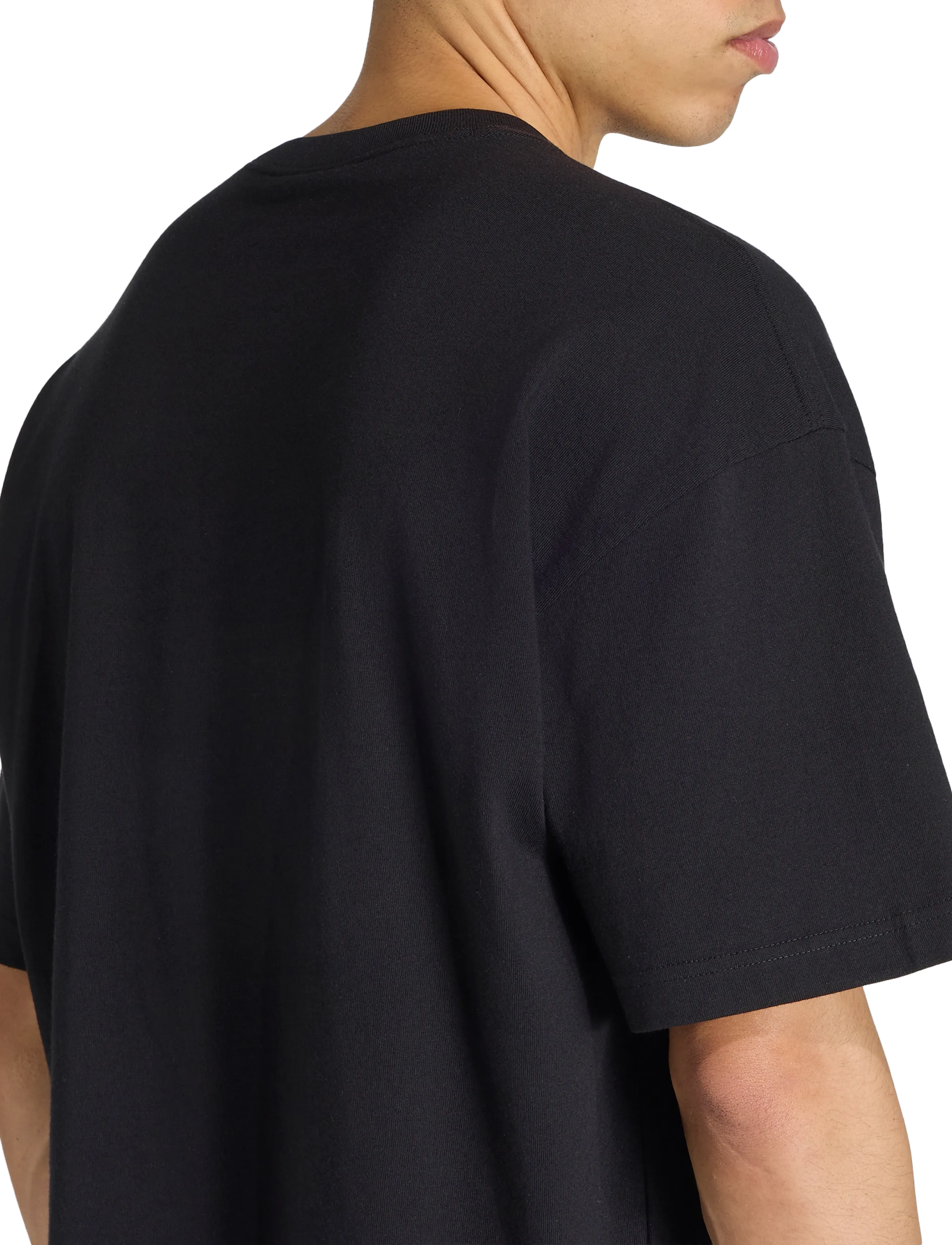 adidas Originals - ESS TEE - oberteile & t-shirts - black - 4