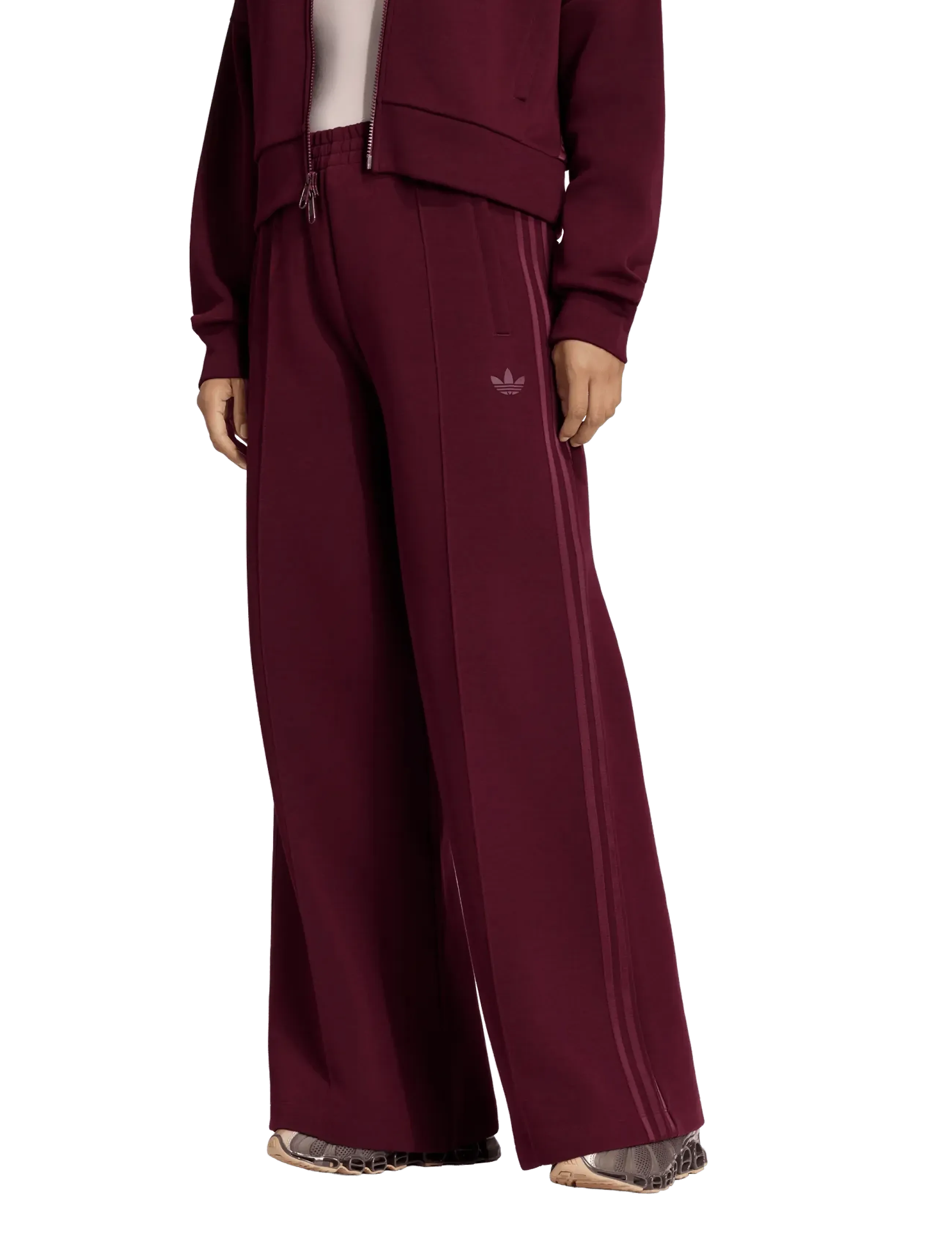 adidas Originals - SPACER PANT - vabaajapüksid - maroon - 2