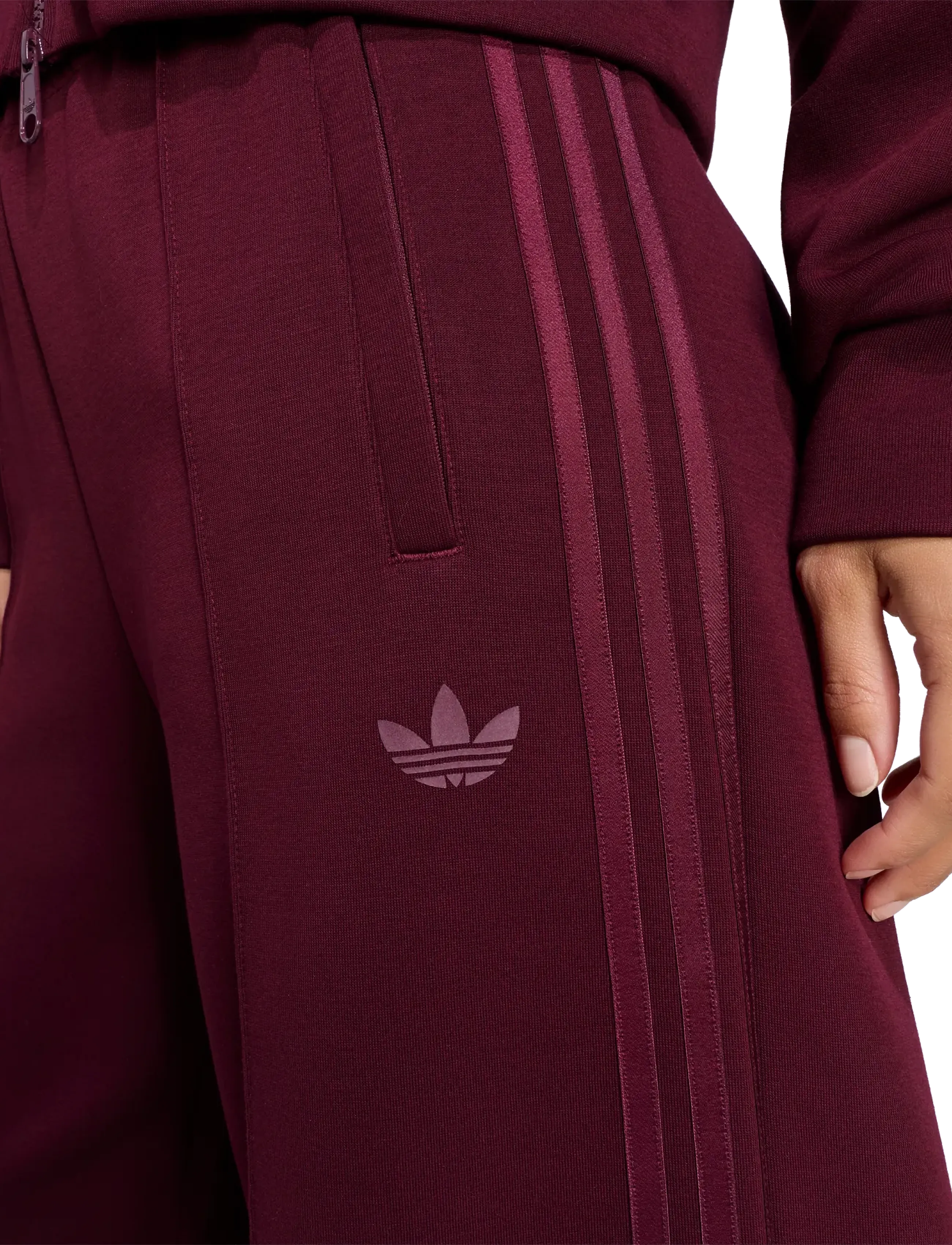 adidas Originals - SPACER PANT - vabaajapüksid - maroon - 3