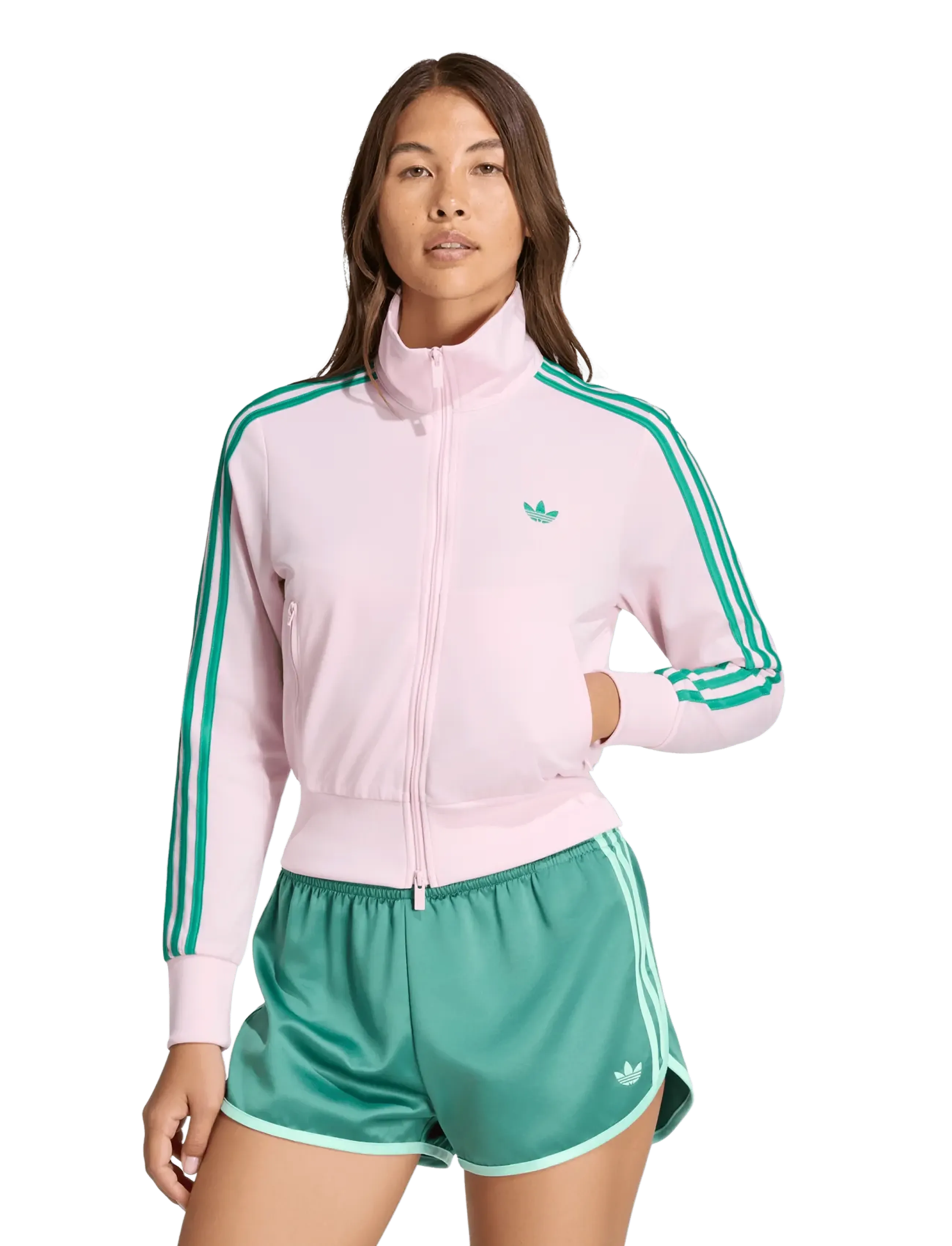 adidas Originals - FB CLASSIC TT - casual jakker - clpink/cougrn - 2