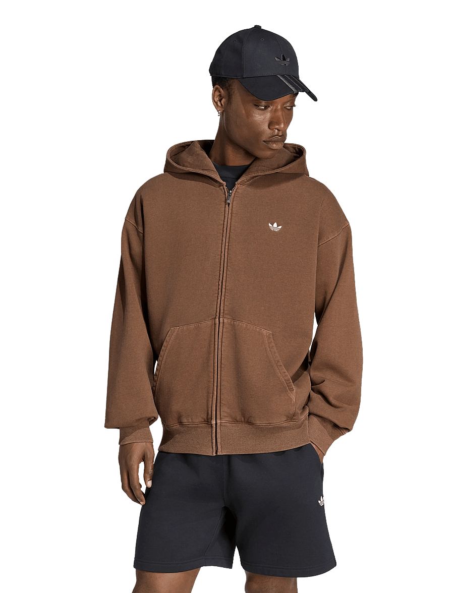 adidas Originals - ESS LOOSE FZ HD - overdele - prebrn - 2