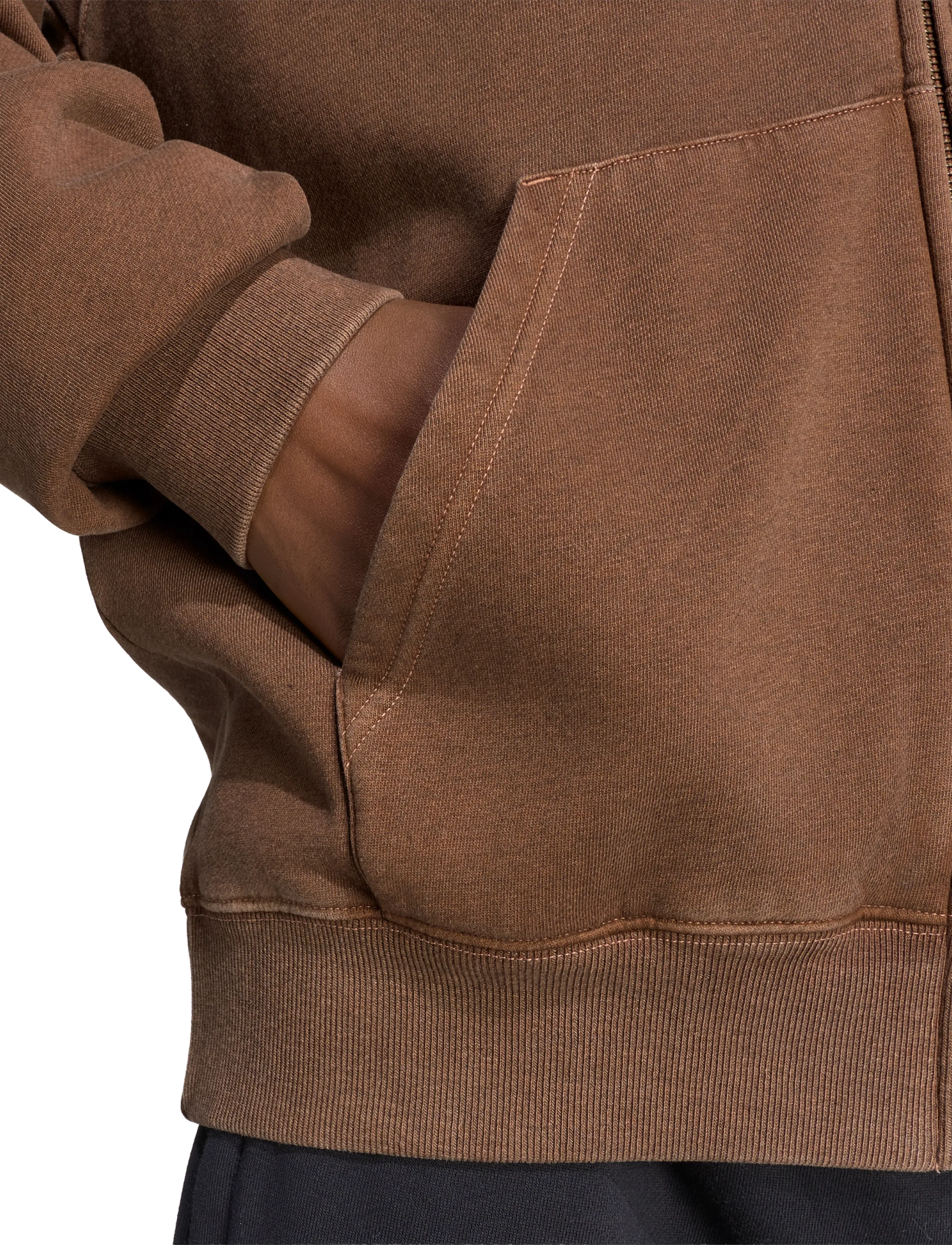 adidas Originals - ESS LOOSE FZ HD - overdele - prebrn - 4