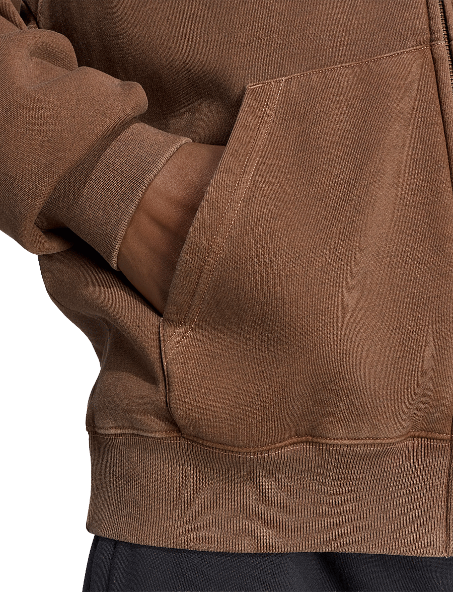 adidas Originals - ESS LOOSE FZ HD - overdele - prebrn - 4
