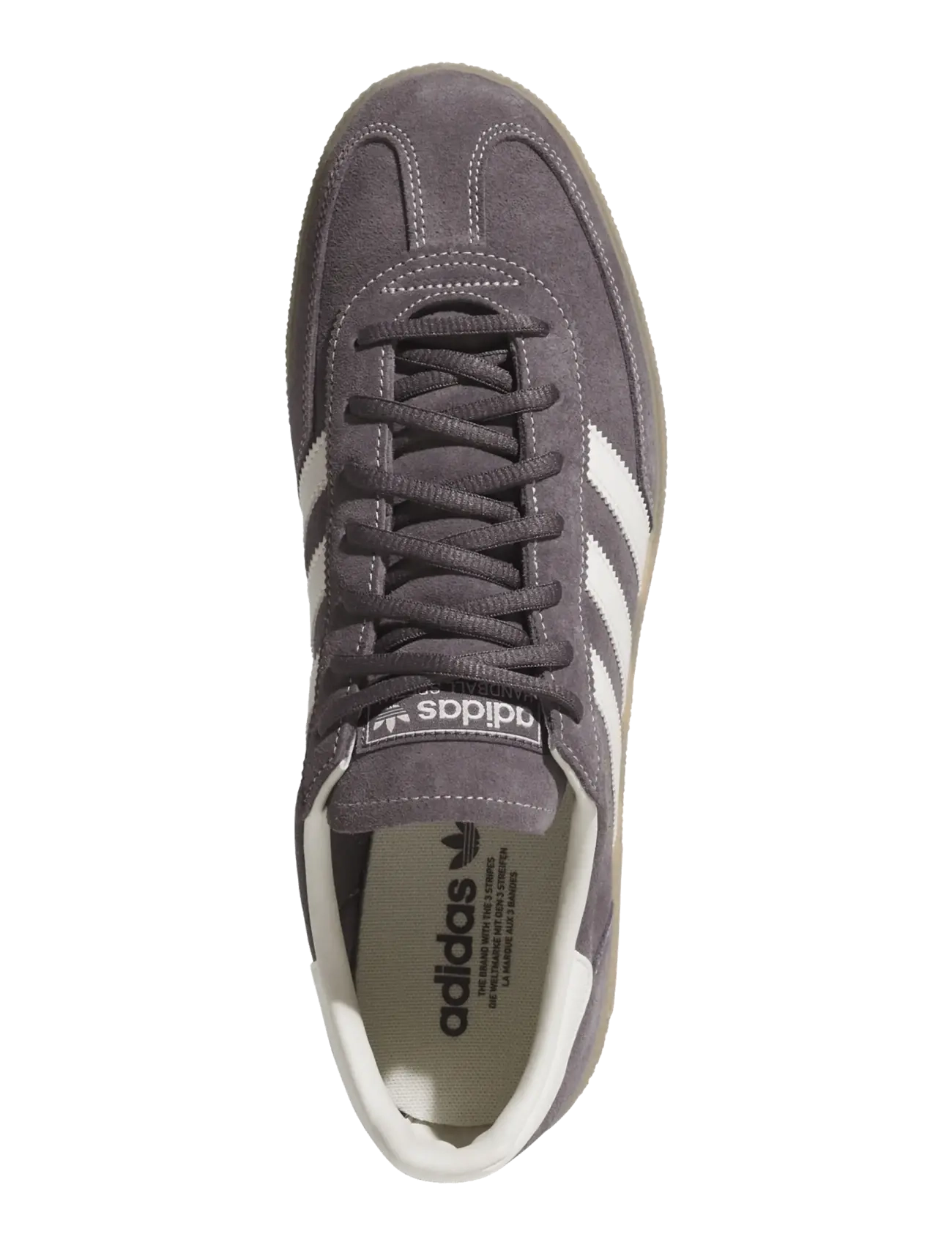 adidas Originals - HANDBALL SPEZIAL - low top sneakers - grestr/owhite/gum4 - 3