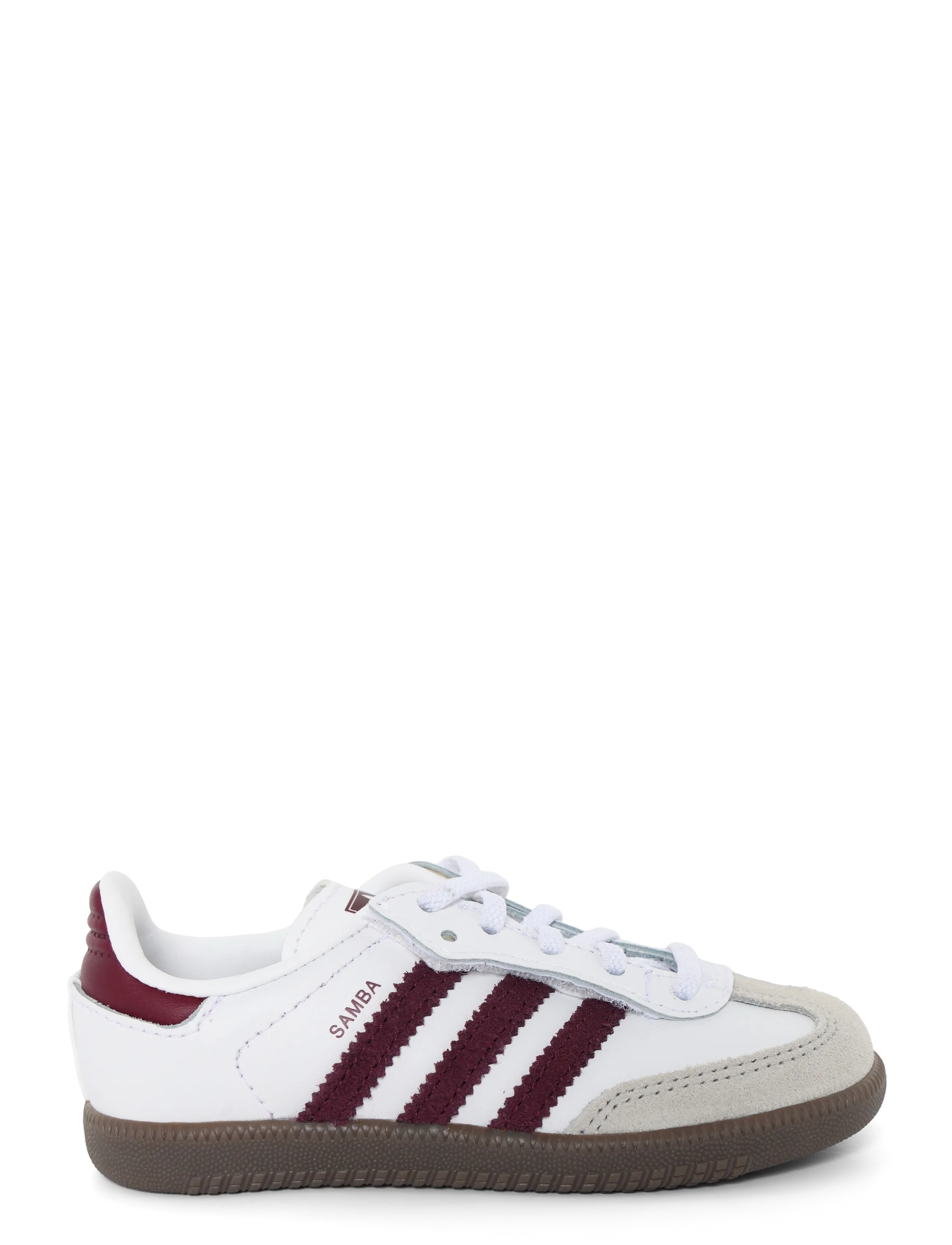 adidas Originals - SAMBA OG CF EL I - låga sneakers - ftwwht/maroon/gum5 - 2