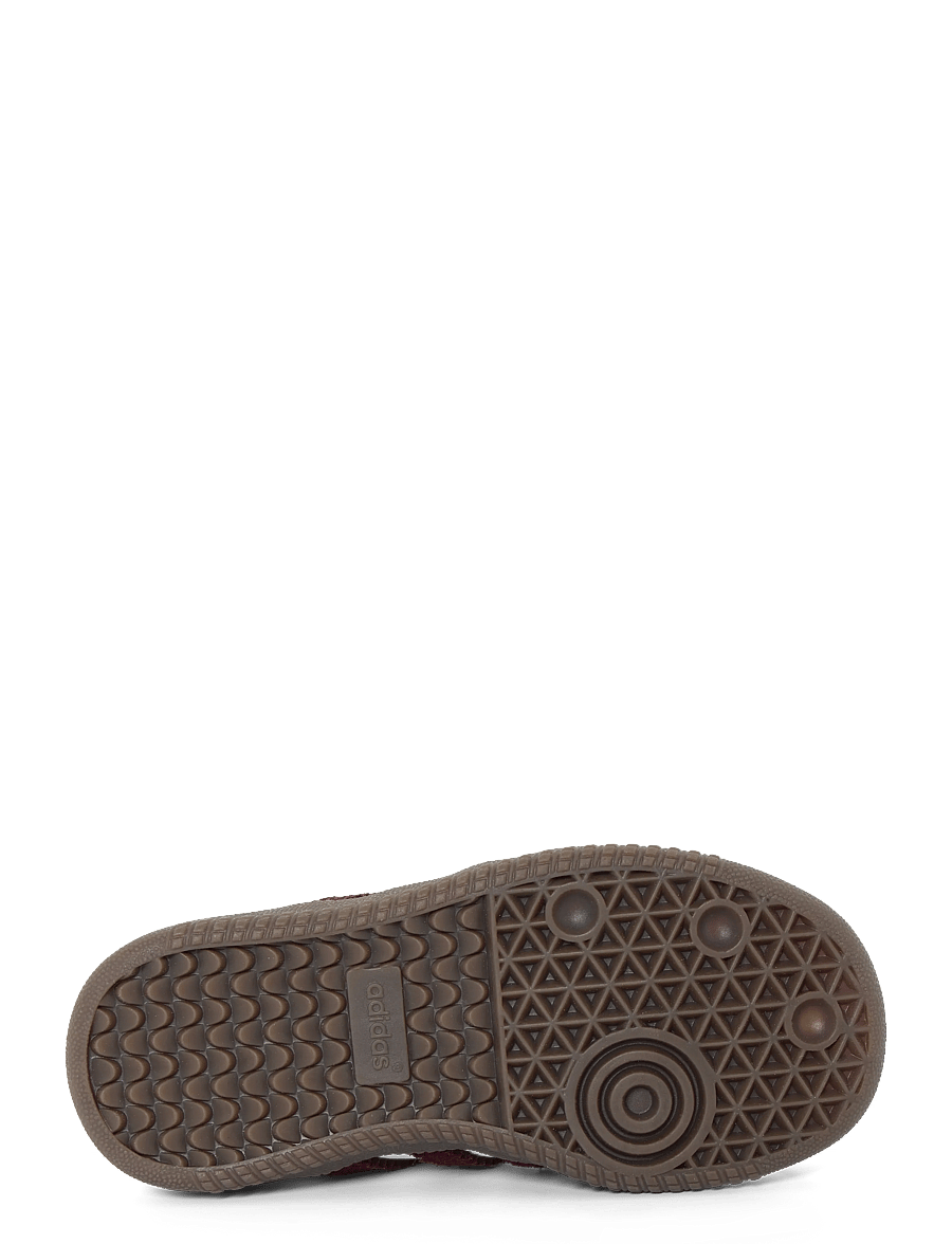 adidas Originals - SAMBA OG CF EL I - low-top sneakers - ftwwht/maroon/gum5 - 4