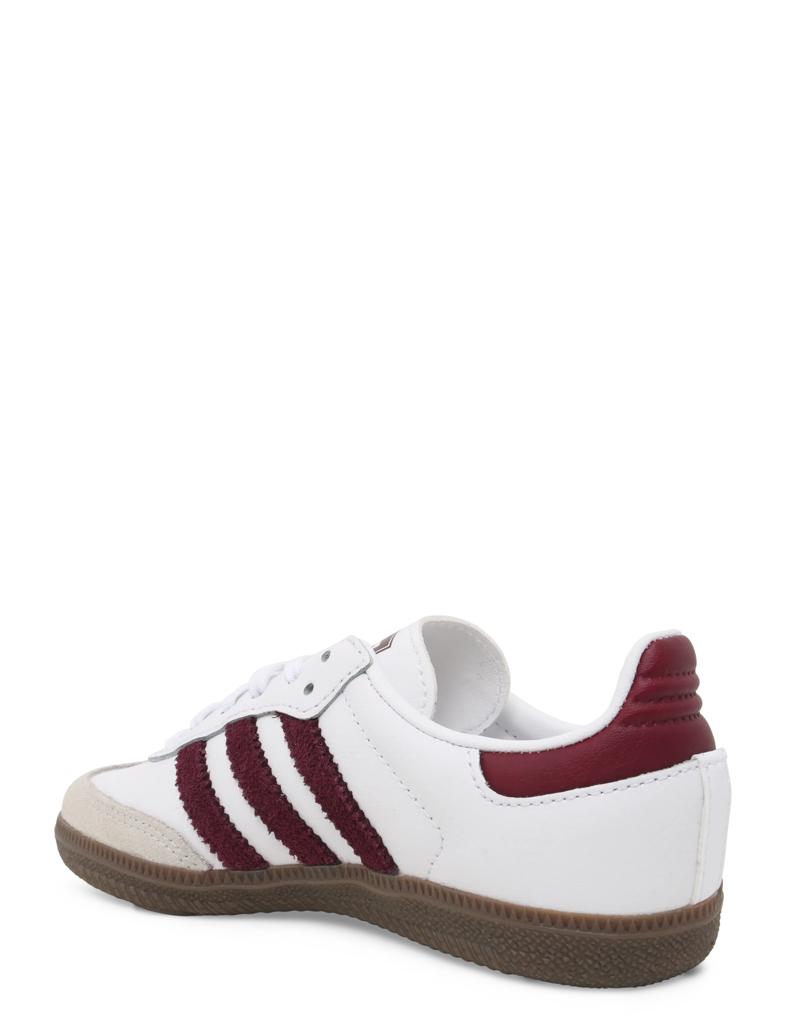 adidas Originals - SAMBA OG C - low-top sneakers - ftwwht/maroon/gum5 - 1
