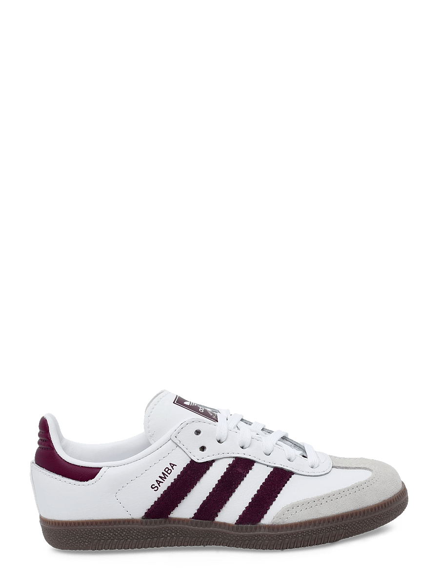 adidas Originals - SAMBA OG C - lave sneakers - ftwwht/maroon/gum5 - 2