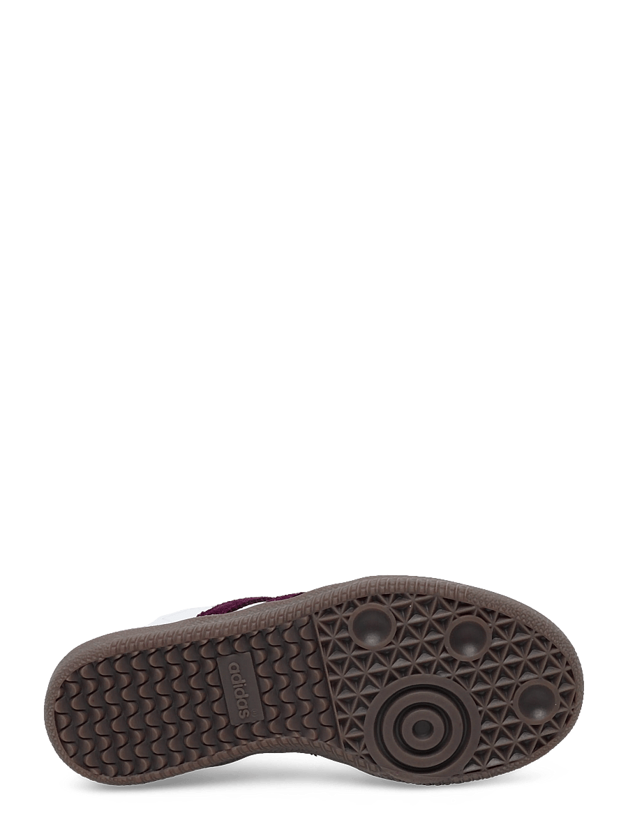 adidas Originals - SAMBA OG C - lave sneakers - ftwwht/maroon/gum5 - 4